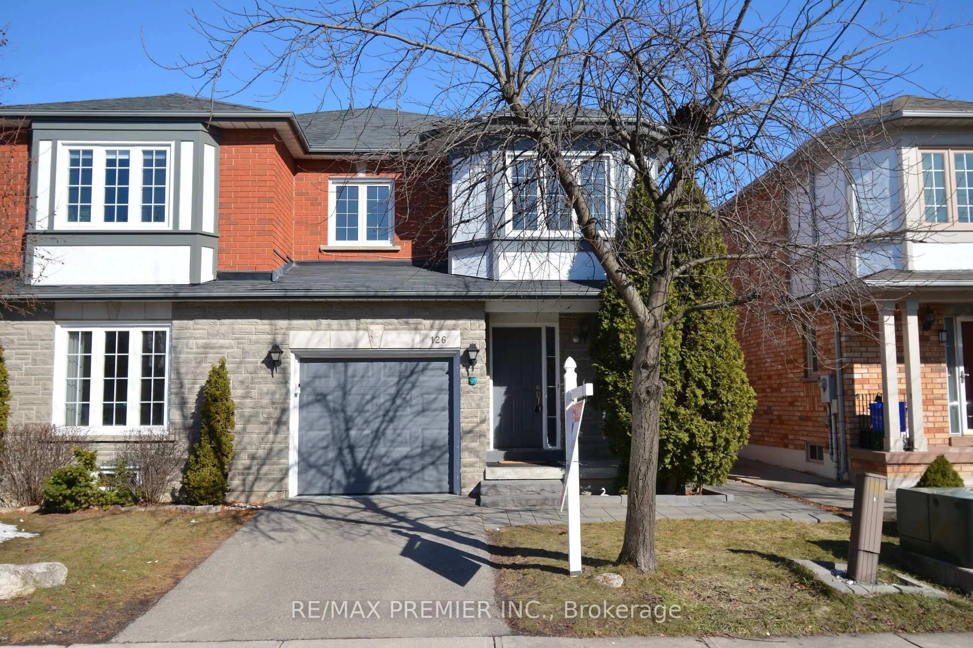 Home with brick exterior material, street for 126 Pinedale Gate, Vaughan Ontario L4L 8X3