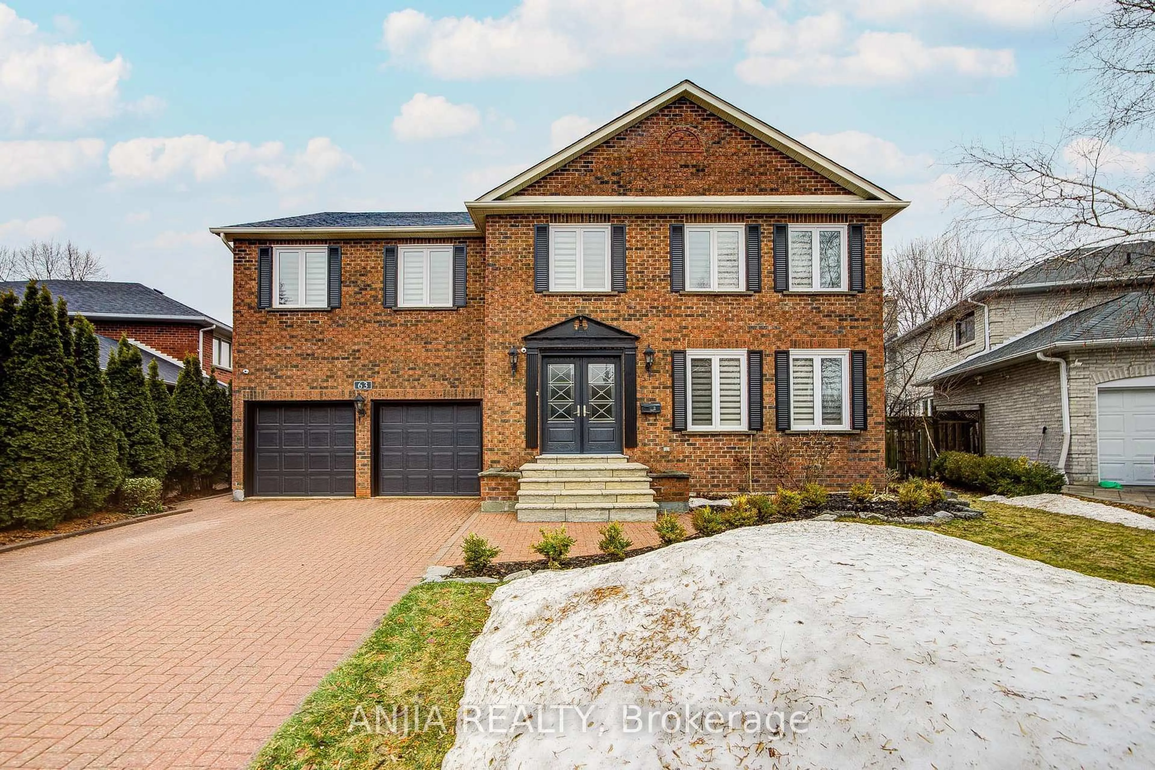Home with brick exterior material, street for 63 Reeve Dr, Markham Ontario L3P 6C2