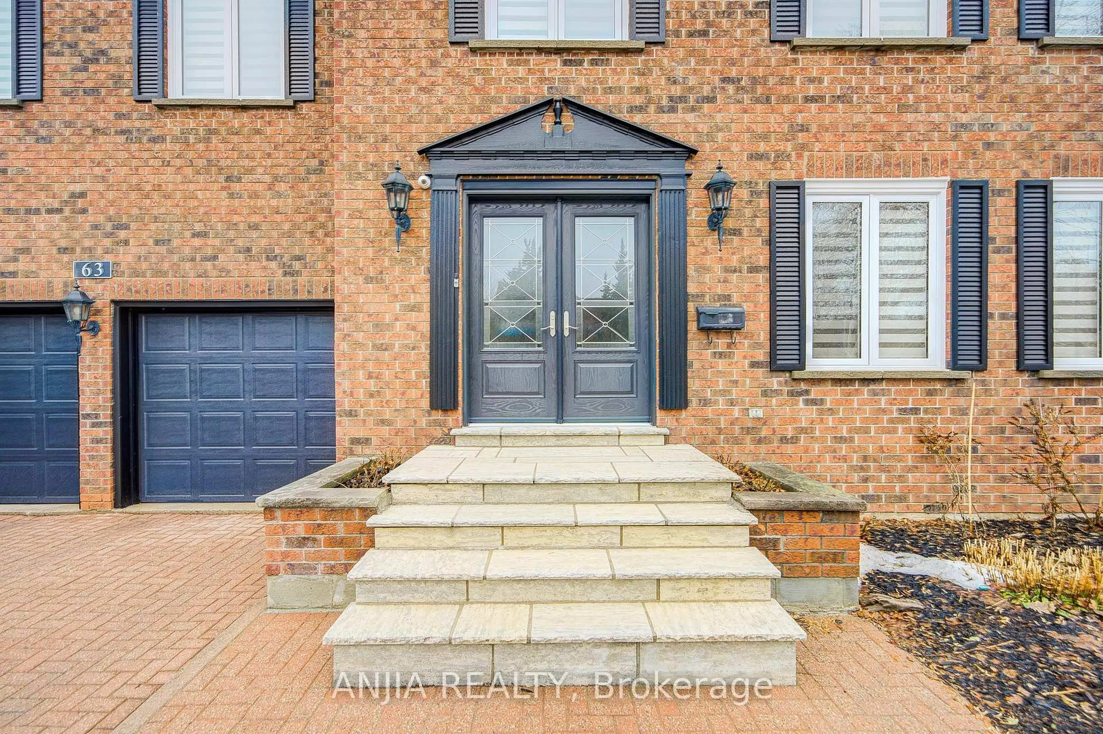 Home with brick exterior material, street for 63 Reeve Dr, Markham Ontario L3P 6C2