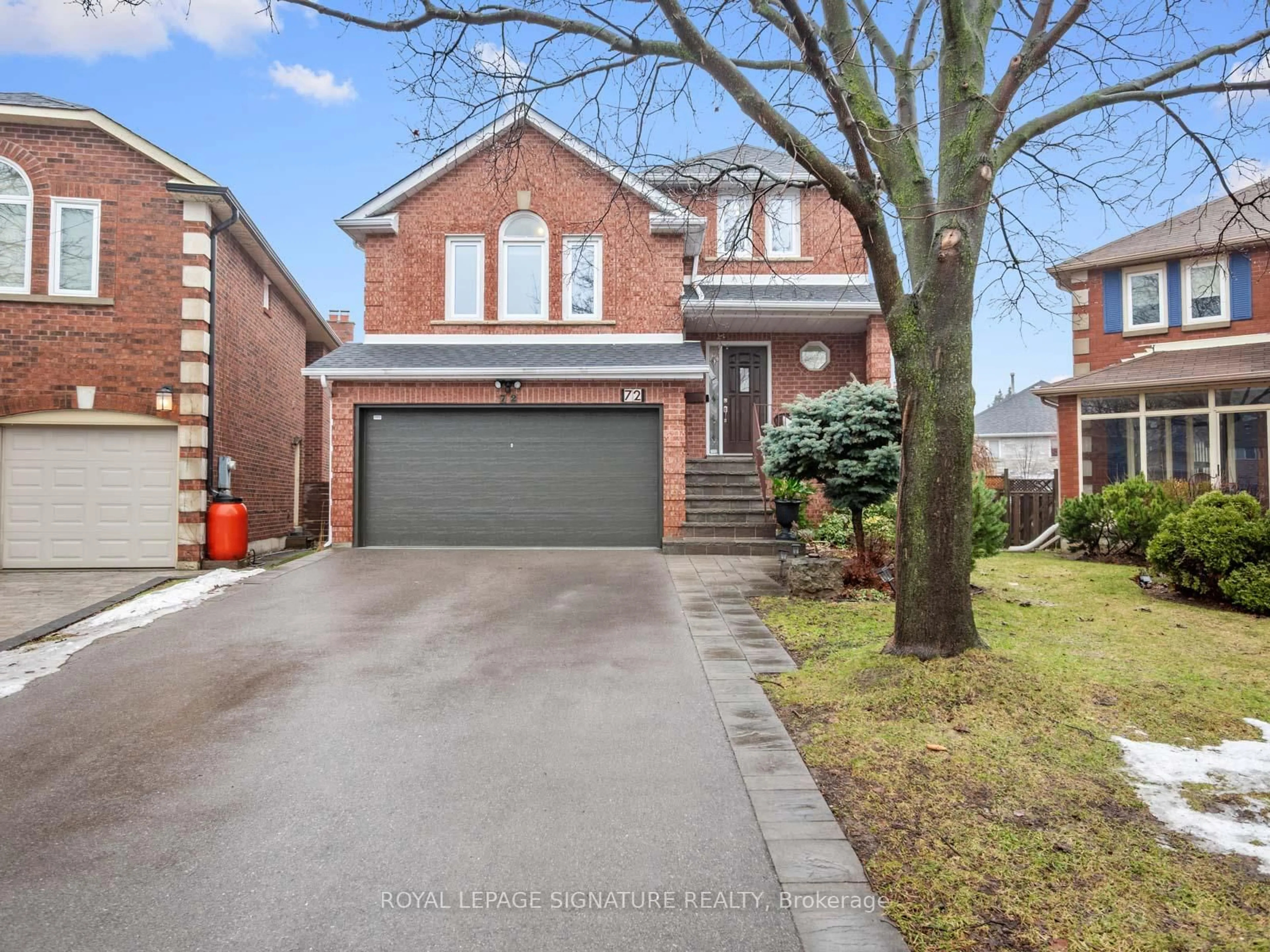 Home with brick exterior material, street for 72 Cantertrot Crt, Vaughan Ontario L4J 7X7