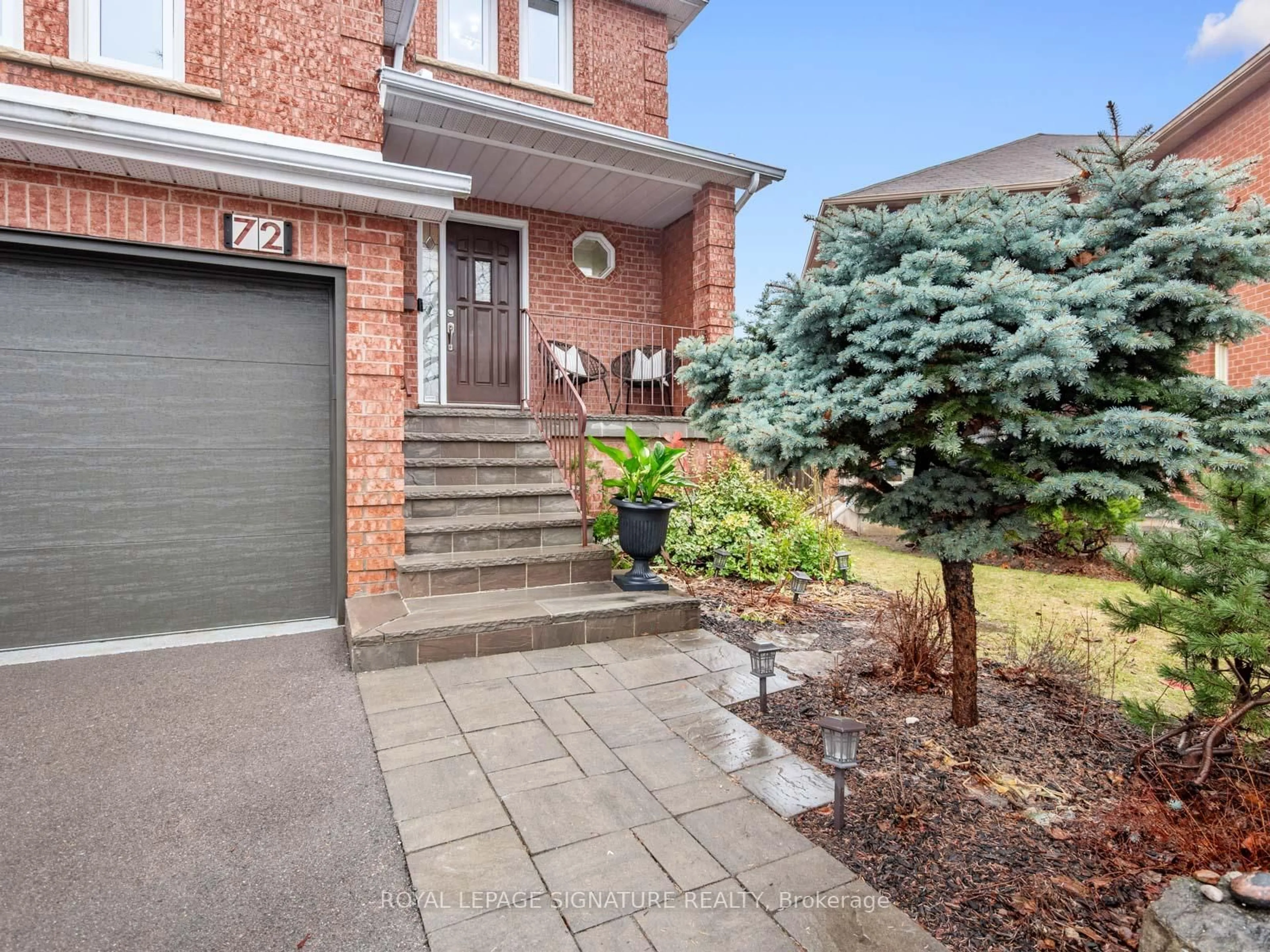 Home with brick exterior material, street for 72 Cantertrot Crt, Vaughan Ontario L4J 7X7