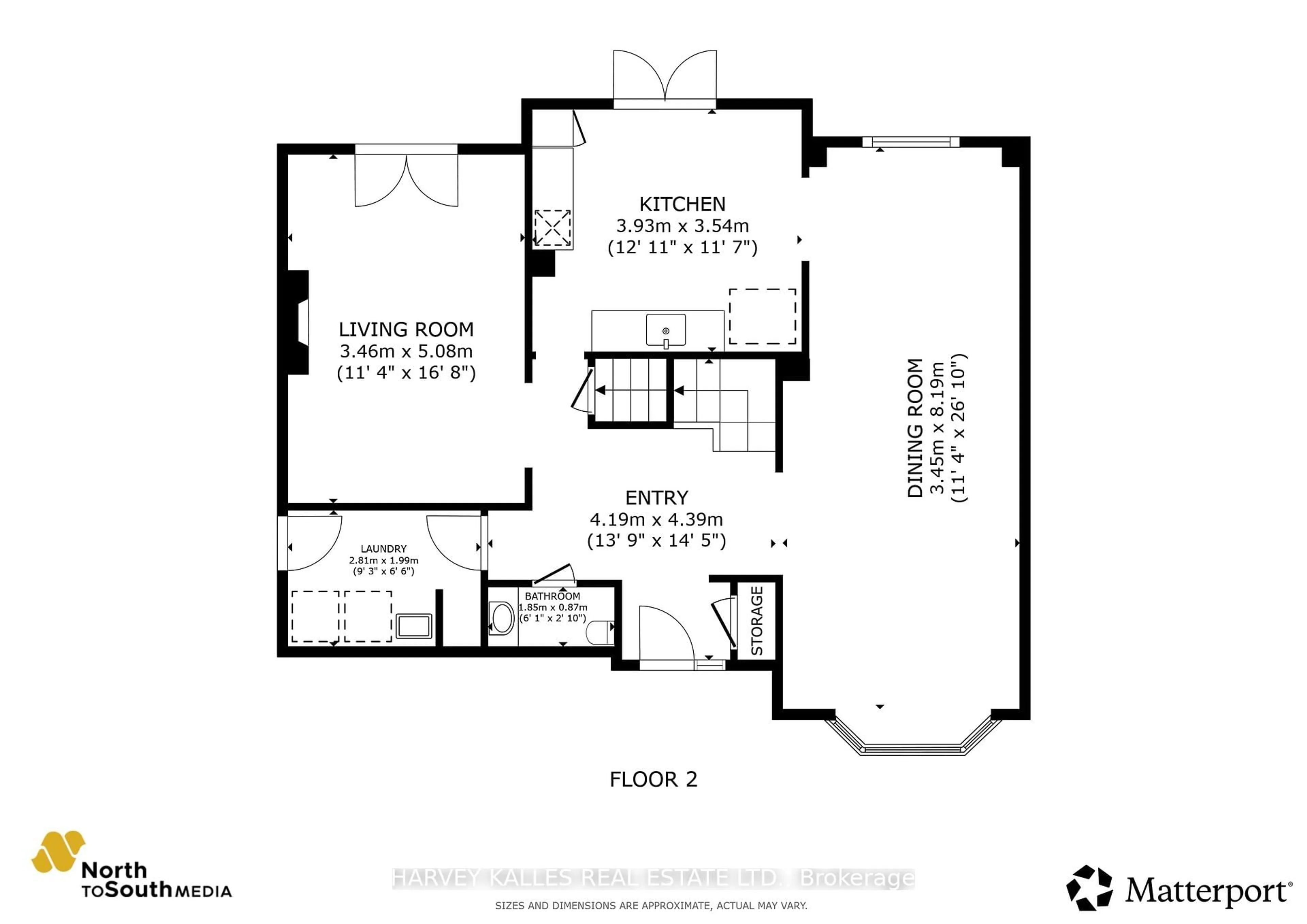 Floor plan for 9 Manning Cres, Newmarket Ontario L3Y 6H3