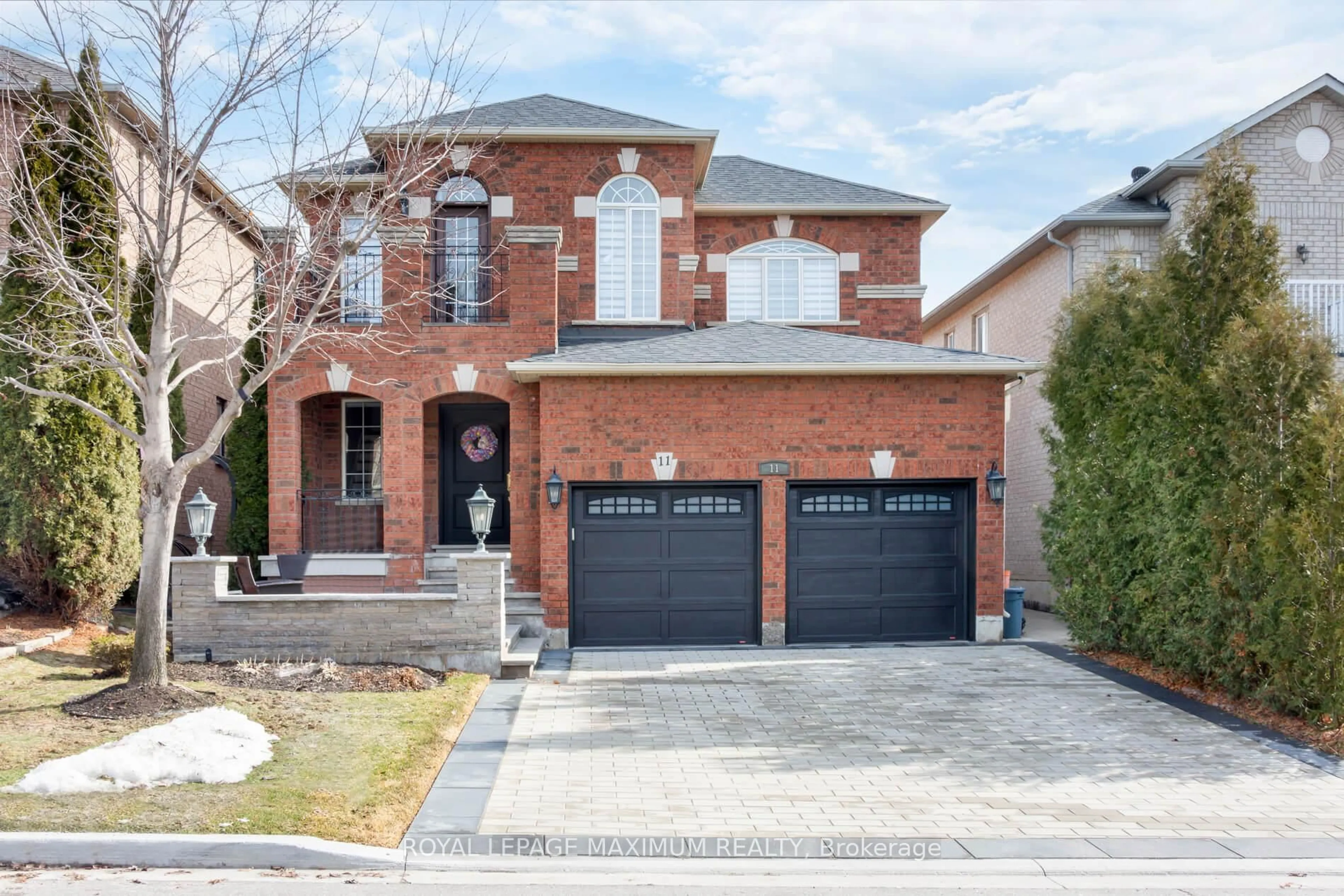 Home with brick exterior material, street for 11 Masi Crt, Vaughan Ontario L4H 1V5