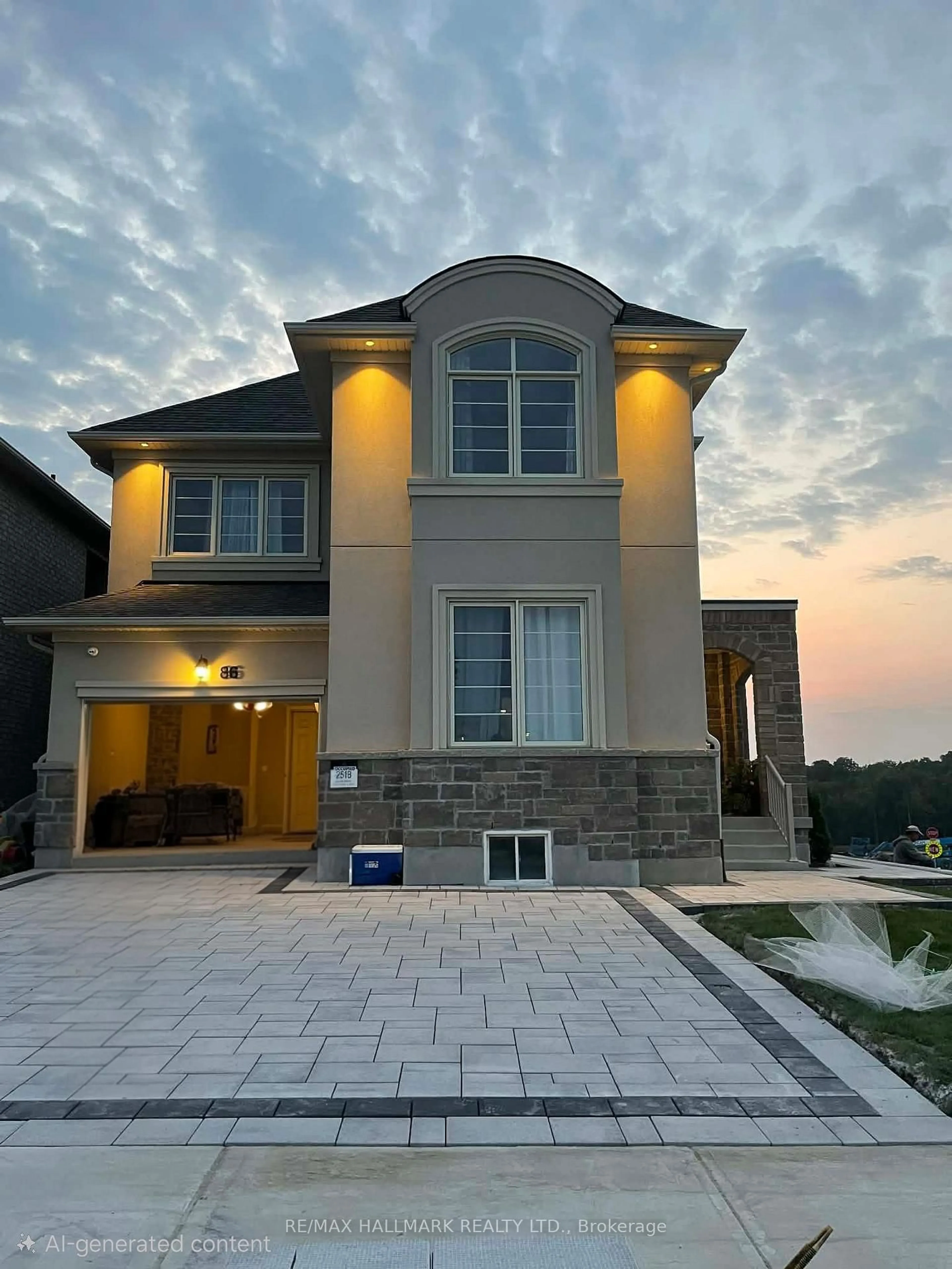 Home with brick exterior material, street for 86 Murray Leonard Lane, East Gwillimbury Ontario L9N 0Z6