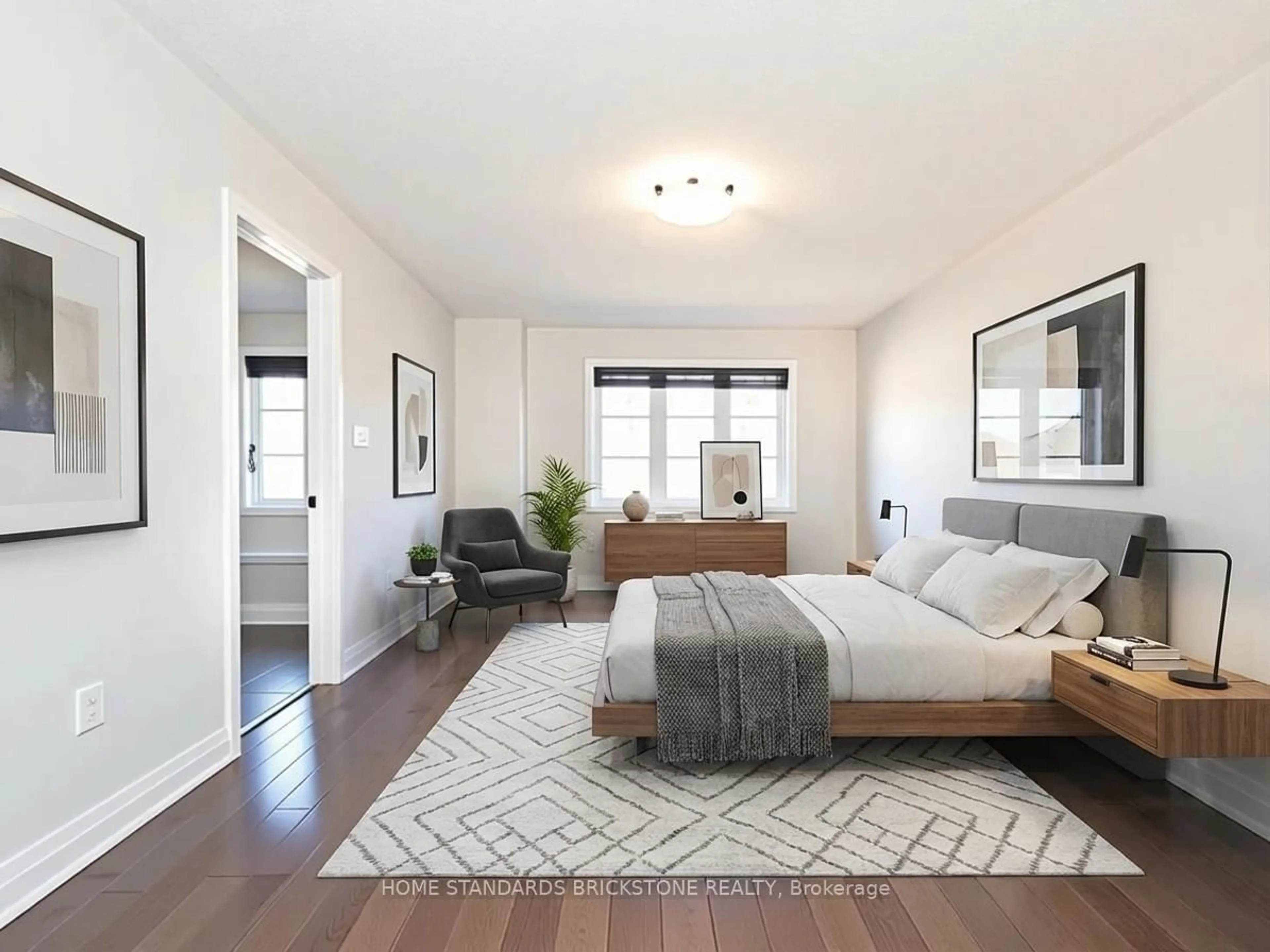 Bedroom with bed, unknown for 382 Highway 7 #TH15, Richmond Hill Ontario L4B 0C5