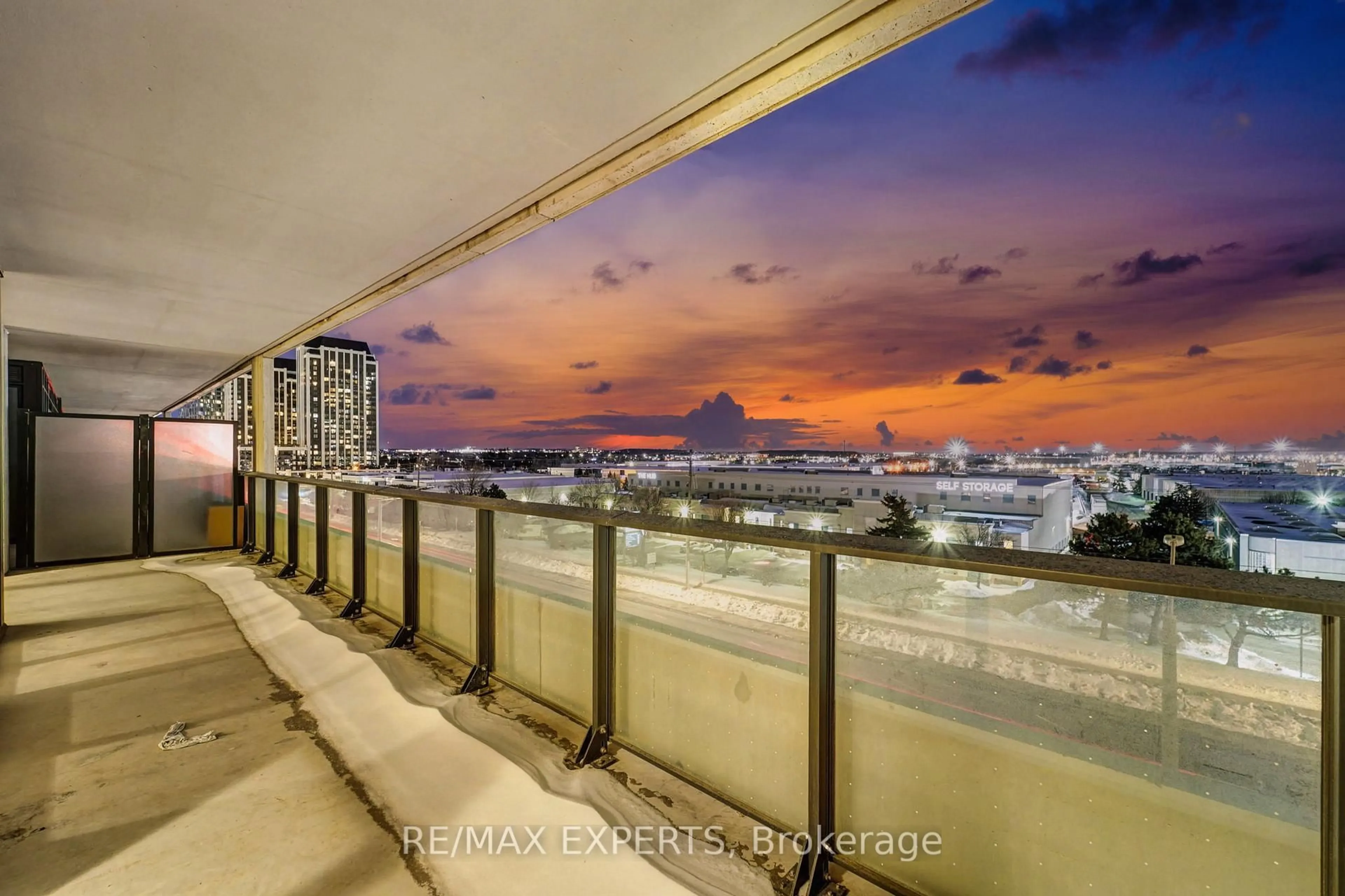 Balcony in the apartment, city buildings view from balcony for 8960 Jane St #421, Vaughan Ontario L4K 2M9