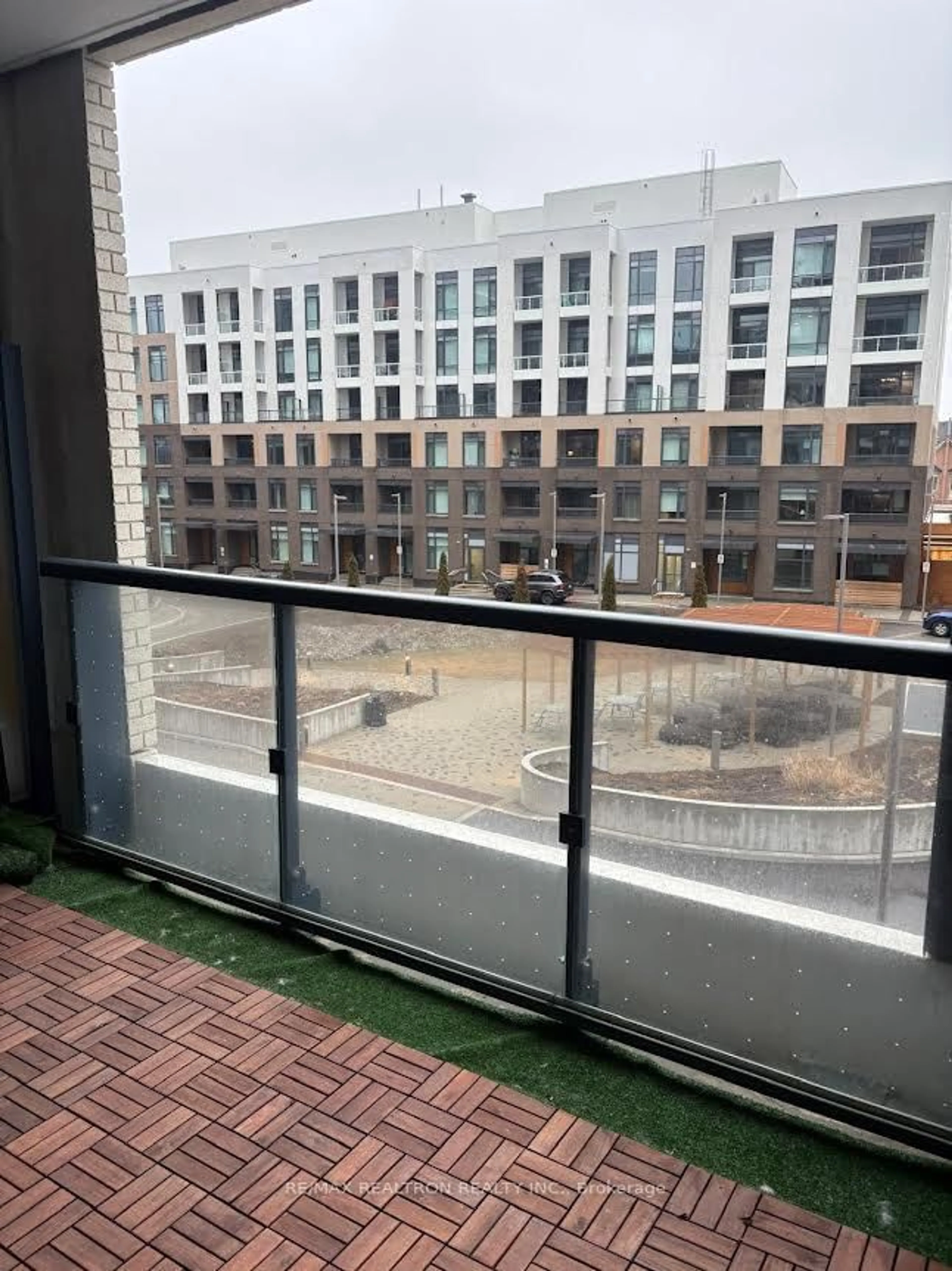 Balcony in the apartment, city buildings view from balcony for 7950 Bathurst St #332, Vaughan Ontario L4J 0L4