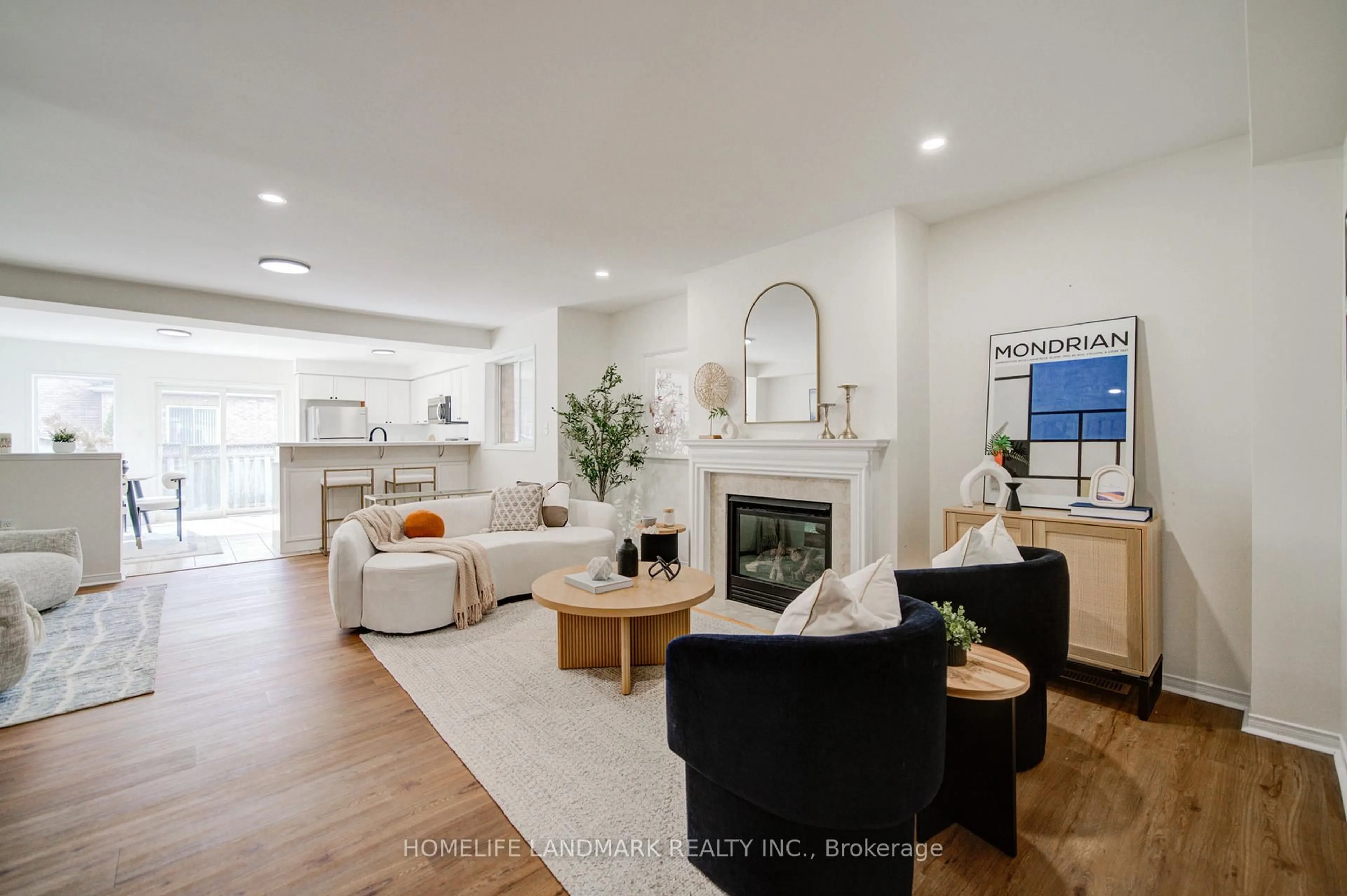 Living room with furniture, ceramic/tile floor for 351 Deepsprings Cres, Vaughan Ontario L6A 3M5