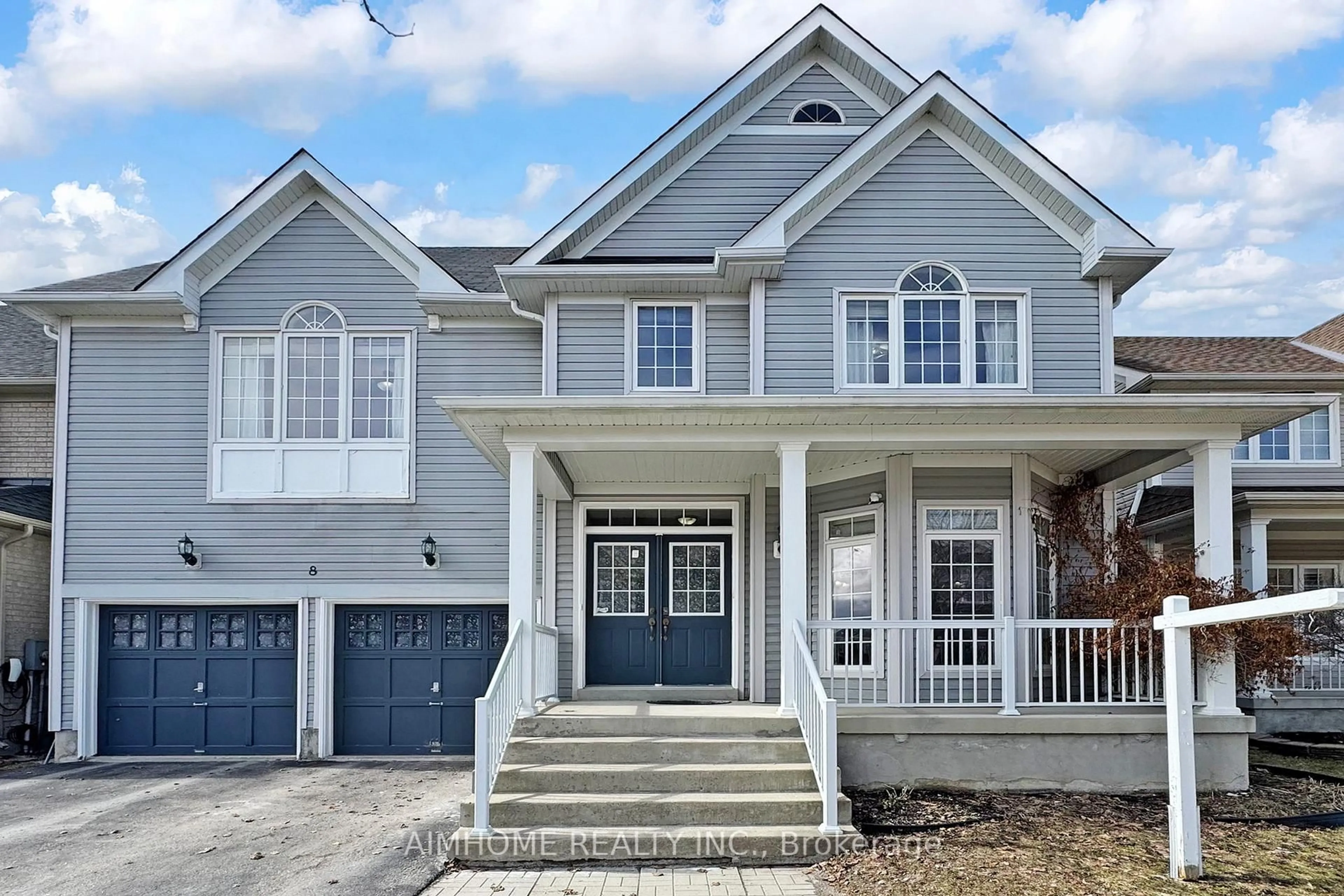 Home with vinyl exterior material, street for 8 Brookhurst Ave, Georgina Ontario L4P 0B4