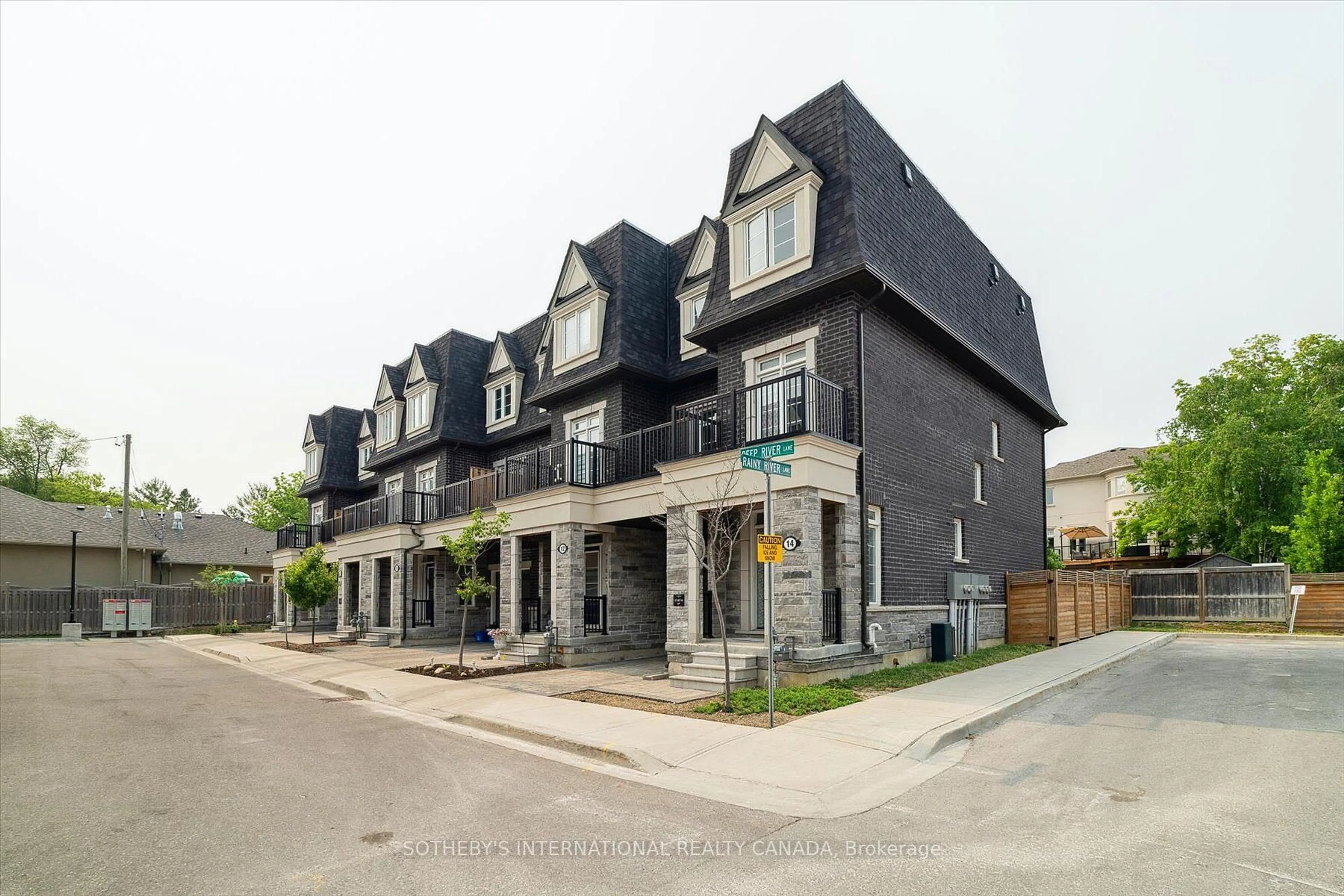 Home with brick exterior material, street for 12 Deep River Lane, Richmond Hill Ontario L4C 5S4