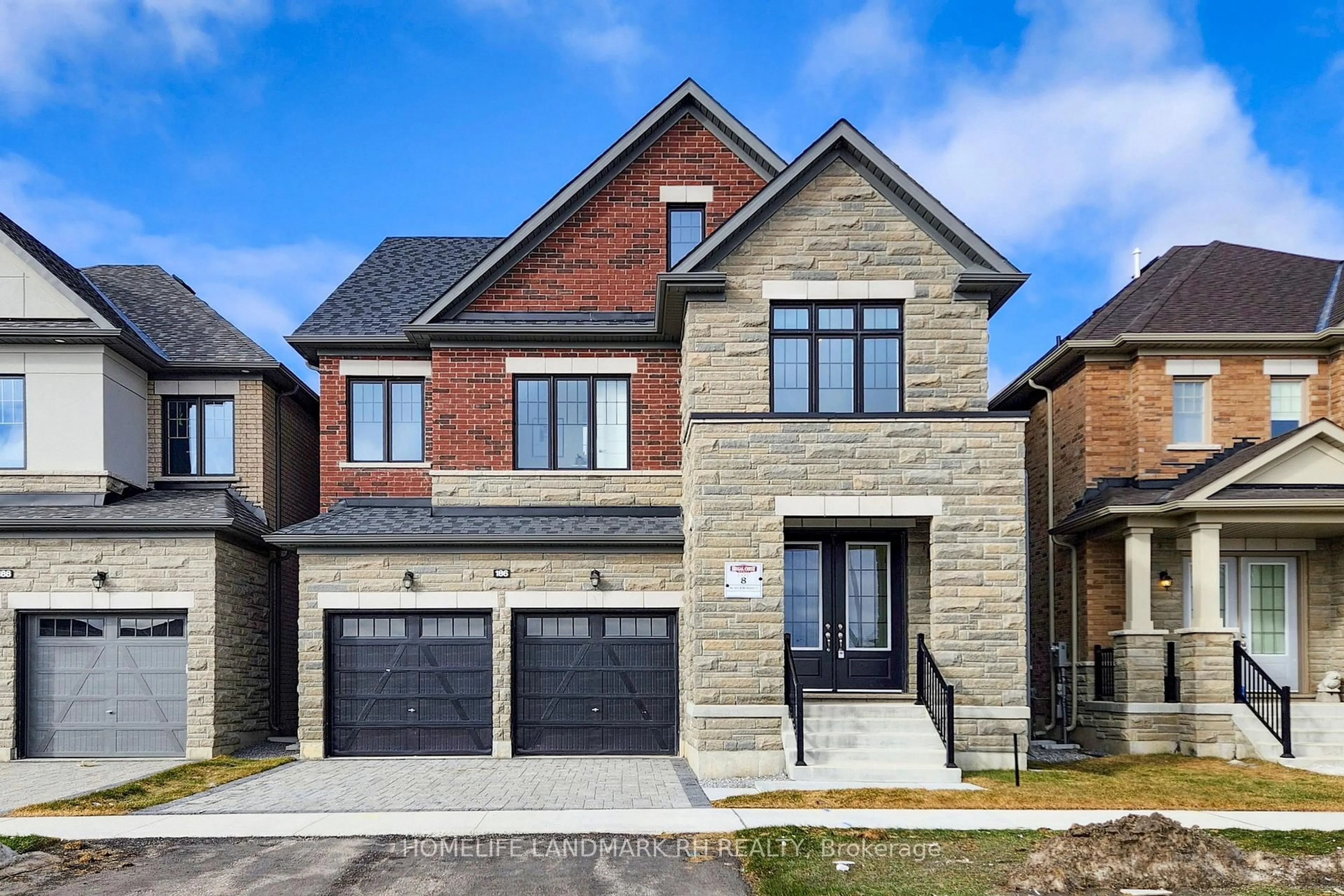 Home with brick exterior material, street for 186 Leslie Richards St, Markham Ontario L6C 3N3
