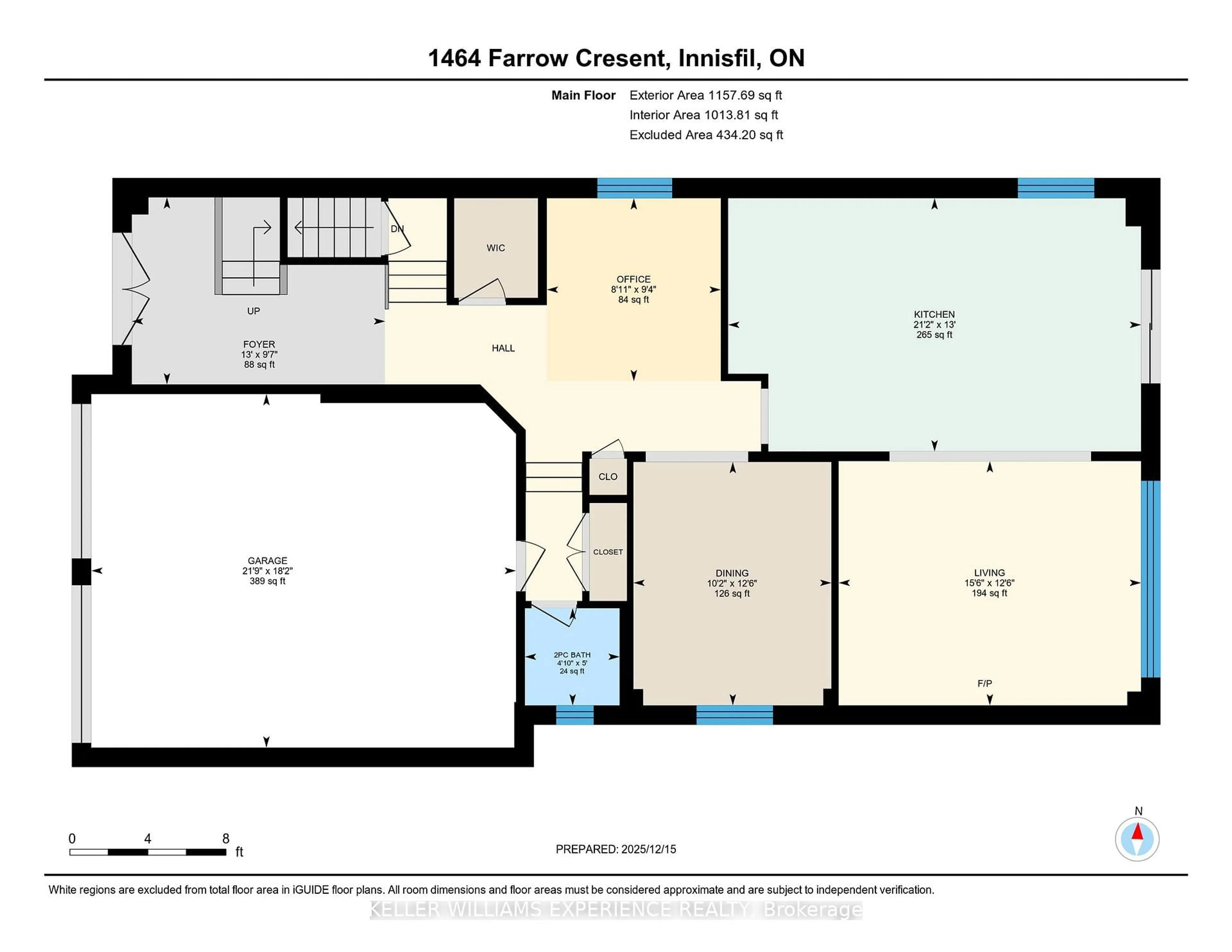 Floor plan for 1464 Farrow Cres, Innisfil Ontario L9S 0L6