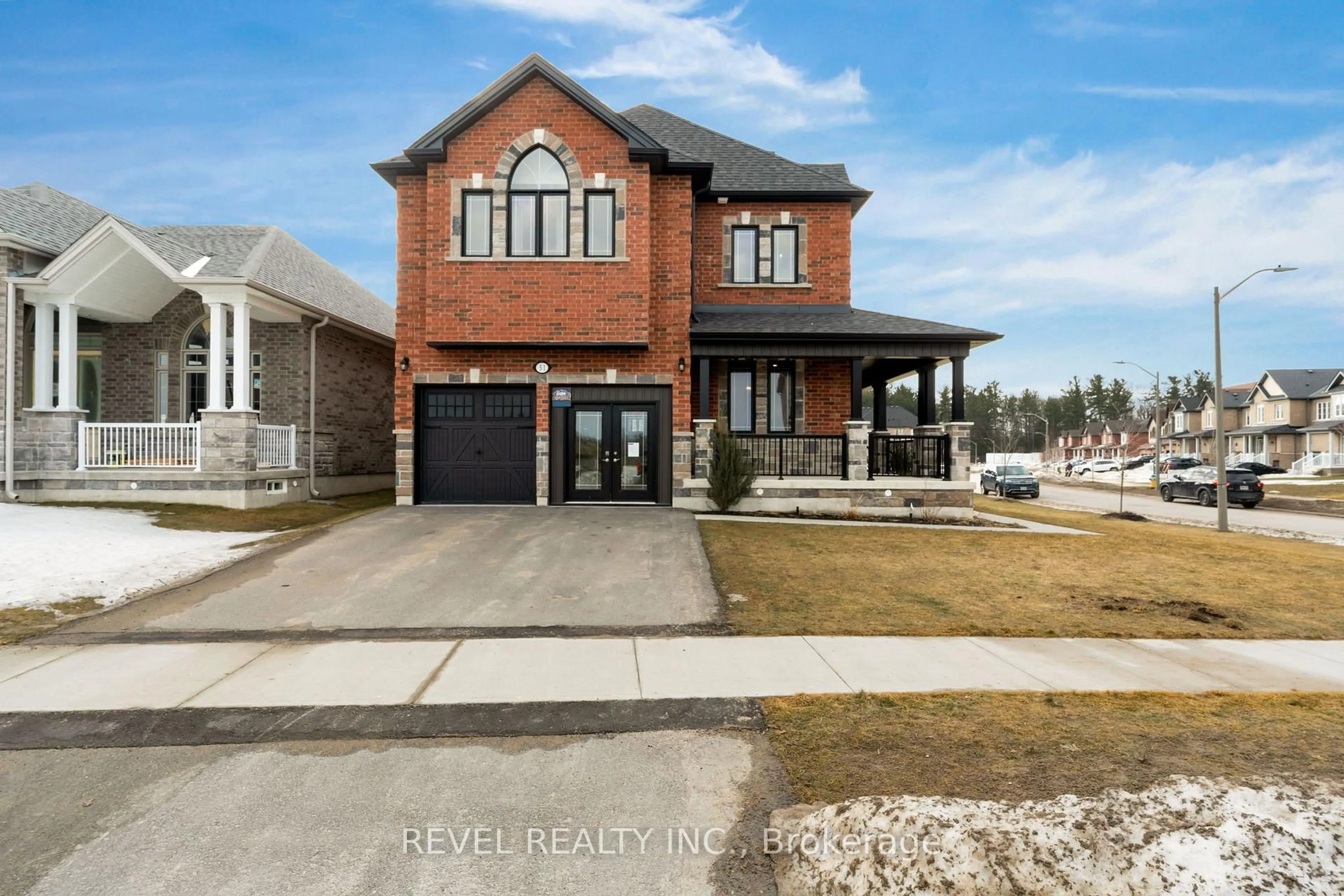 Home with brick exterior material, street for 51 Wood Cres, Essa Ontario L3W 0M5