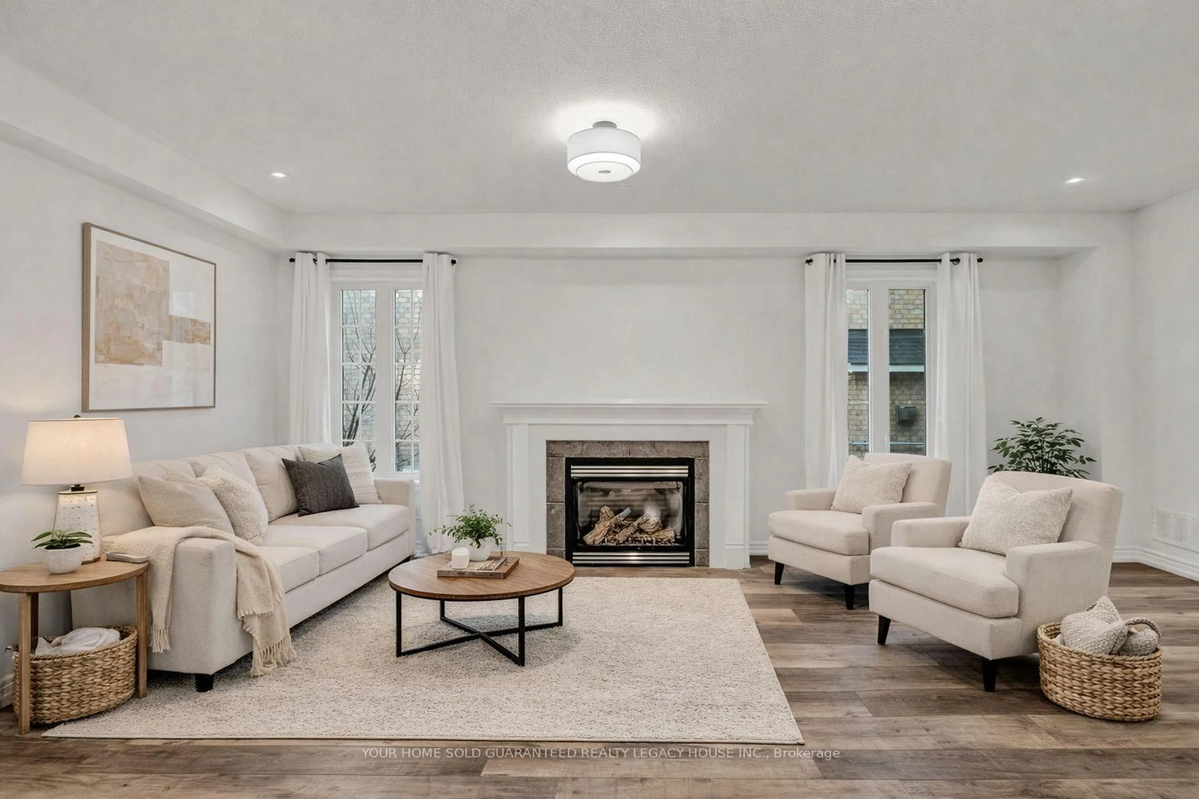 Living room with furniture, unknown for 63 Kerfoot Cres, Georgina Ontario L4P 4H2