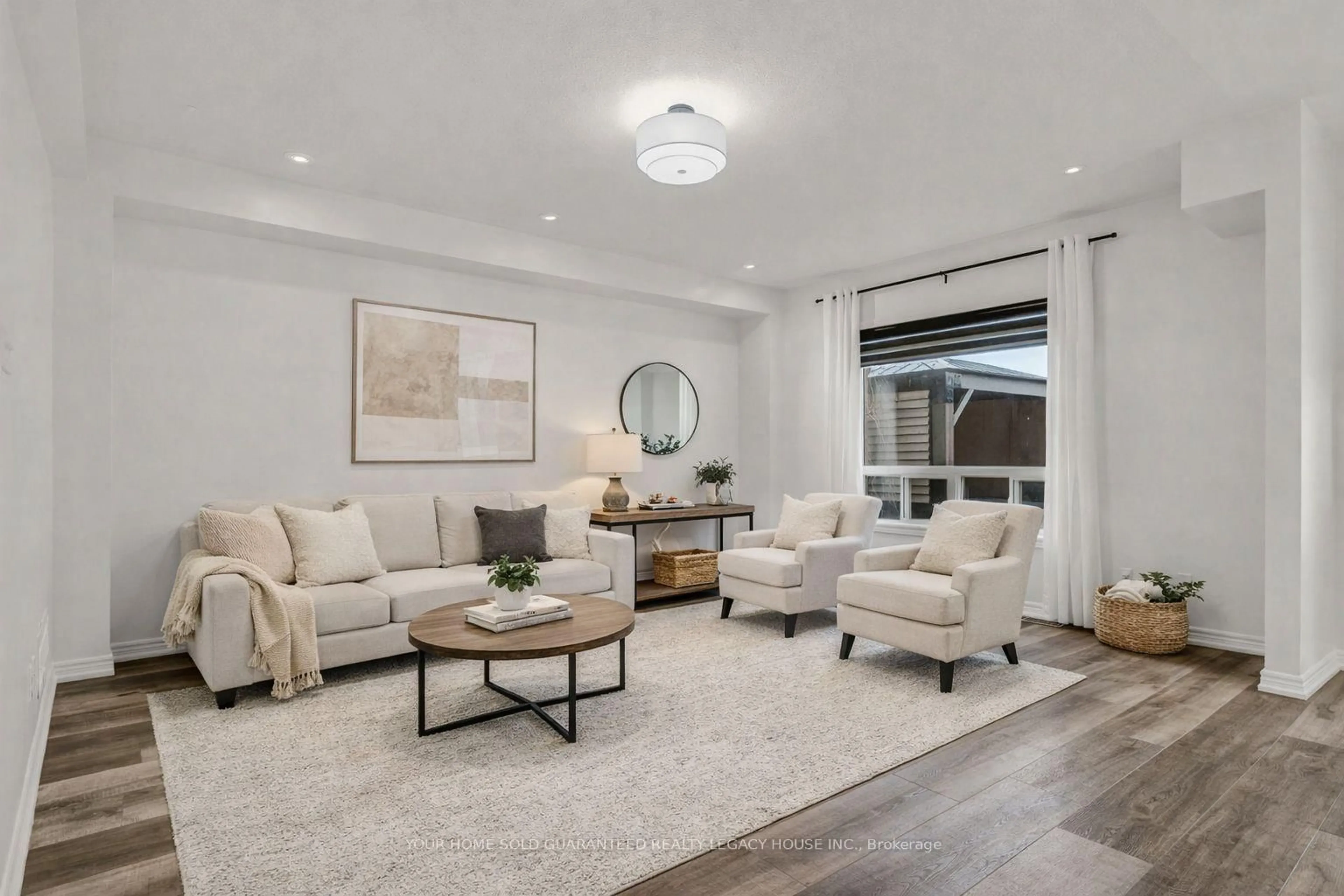 Living room with furniture, unknown for 63 Kerfoot Cres, Georgina Ontario L4P 4H2