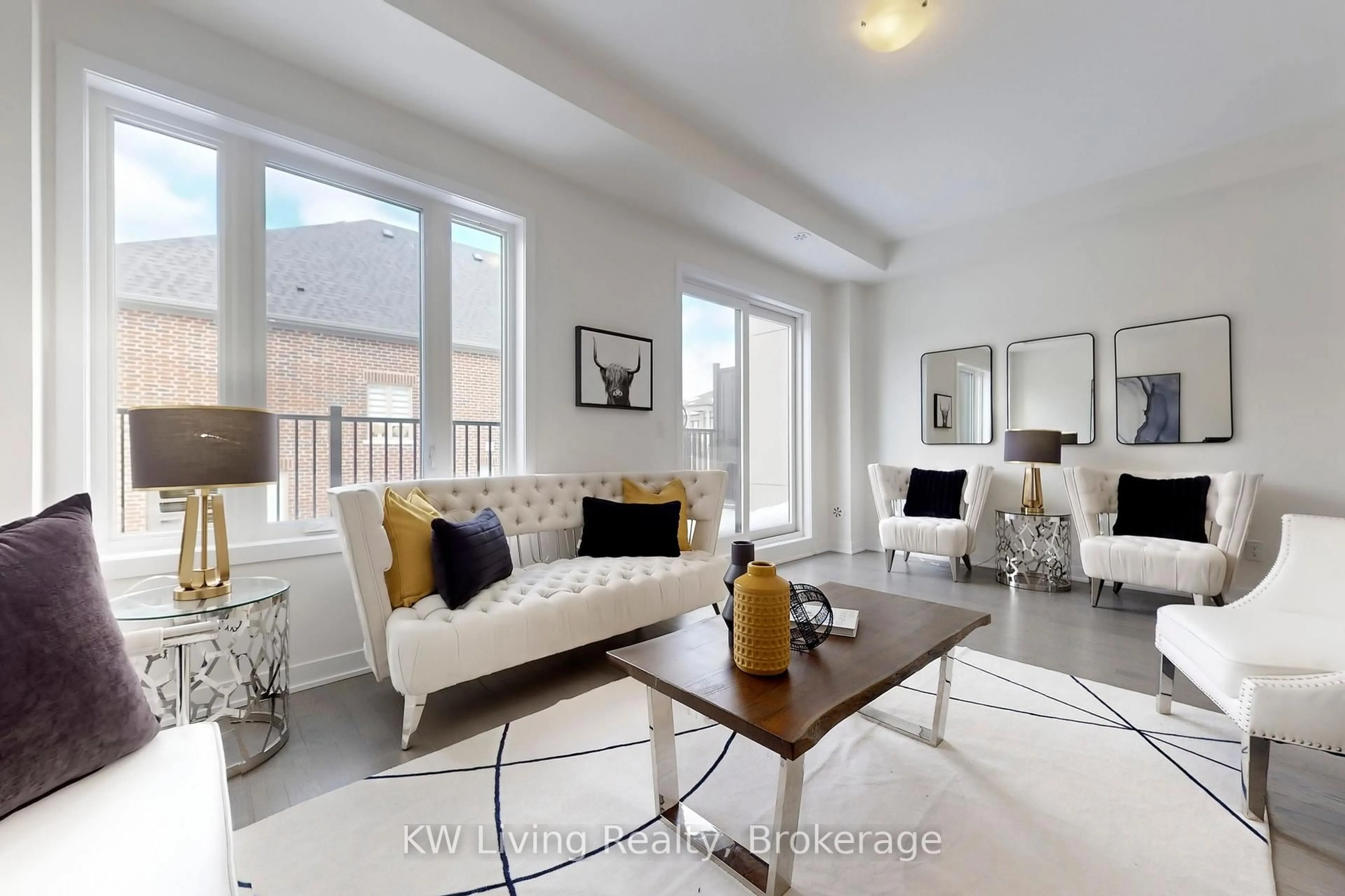 Living room with furniture, unknown for 62 York Downs Blvd, Markham Ontario L6C 3K3