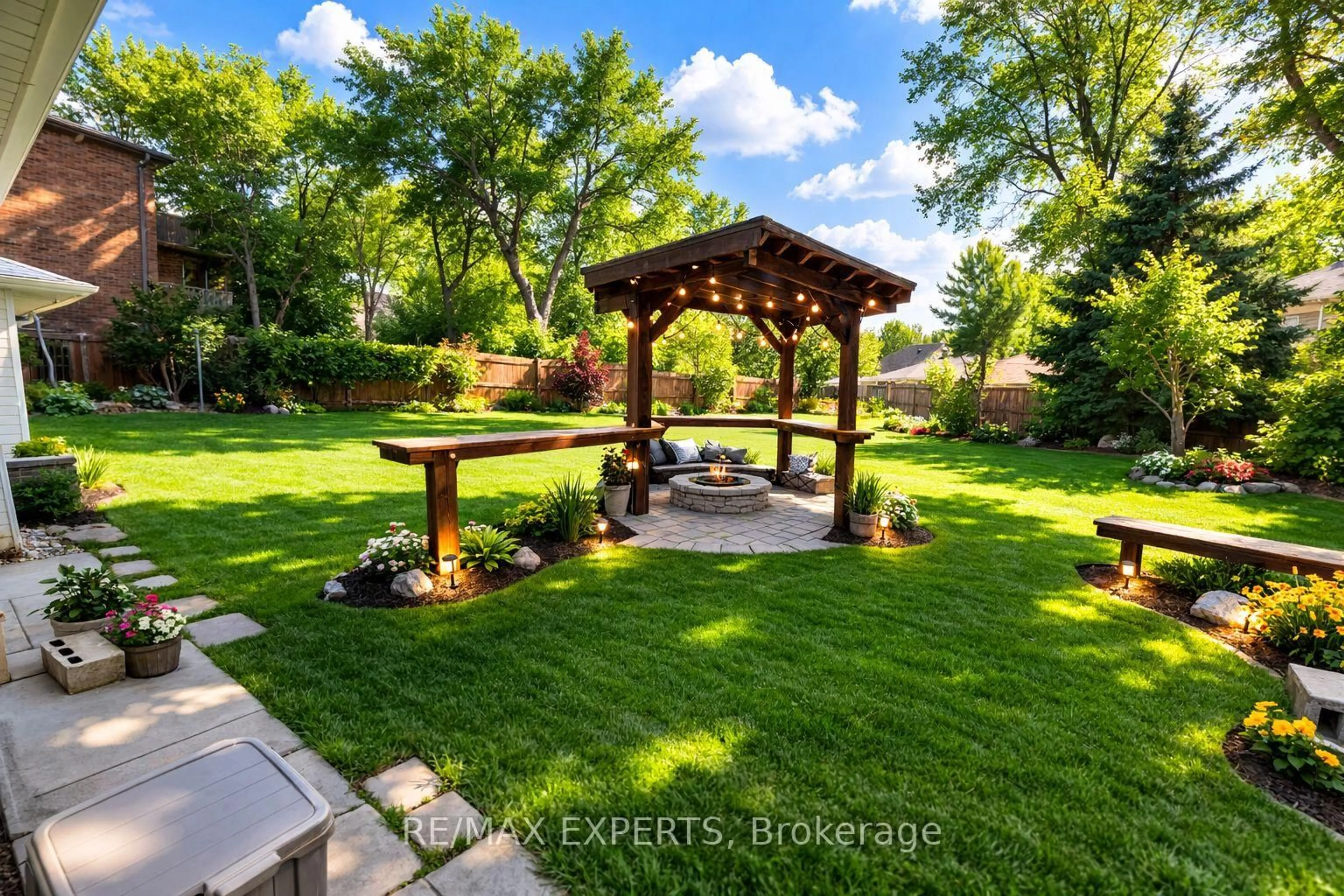 Patio, water/lake/river/ocean view for 35 Clearview Hts, King Ontario L7B 1H5