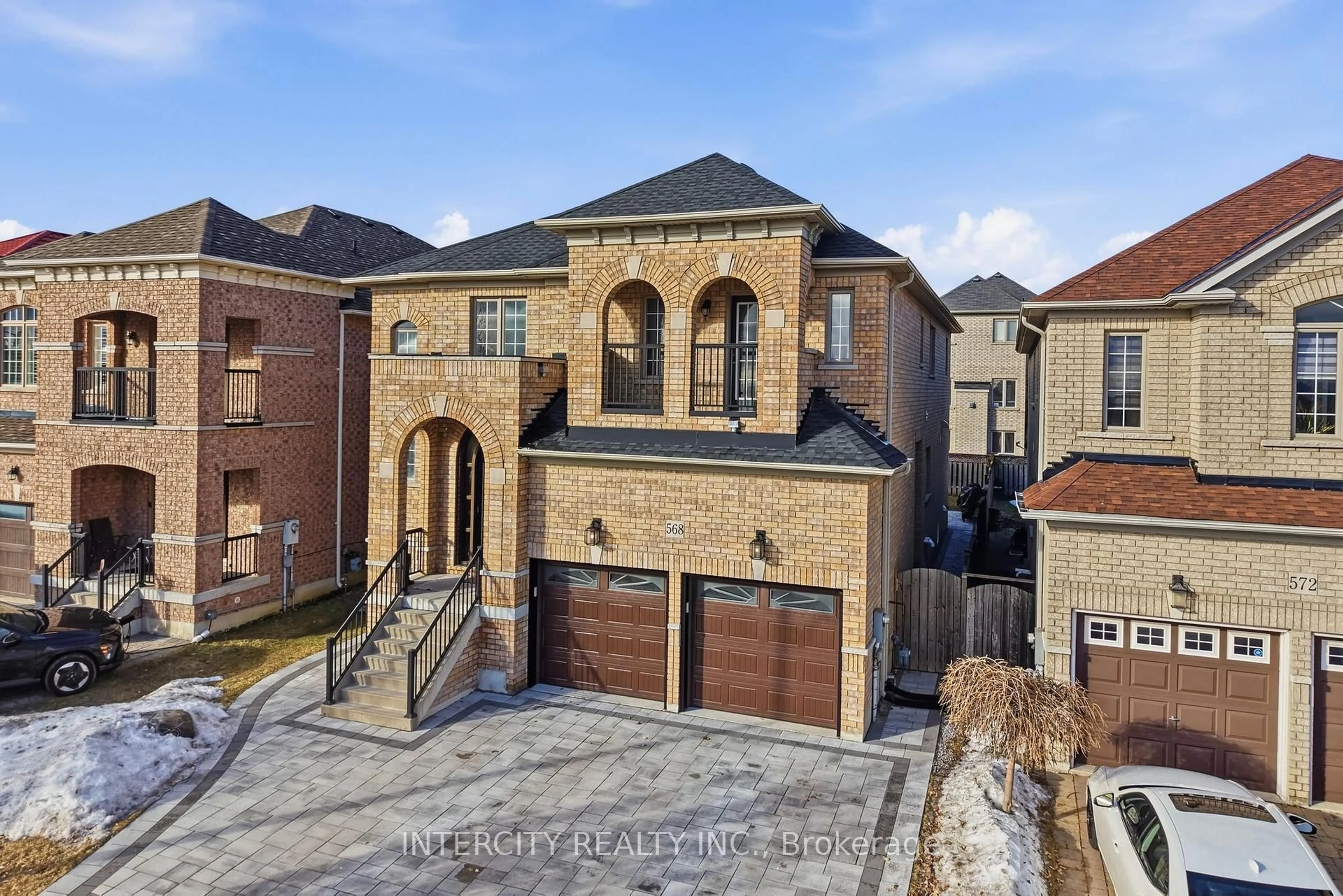 Home with brick exterior material, street for 568 Grand Trunk Ave, Vaughan Ontario L6A 0R4