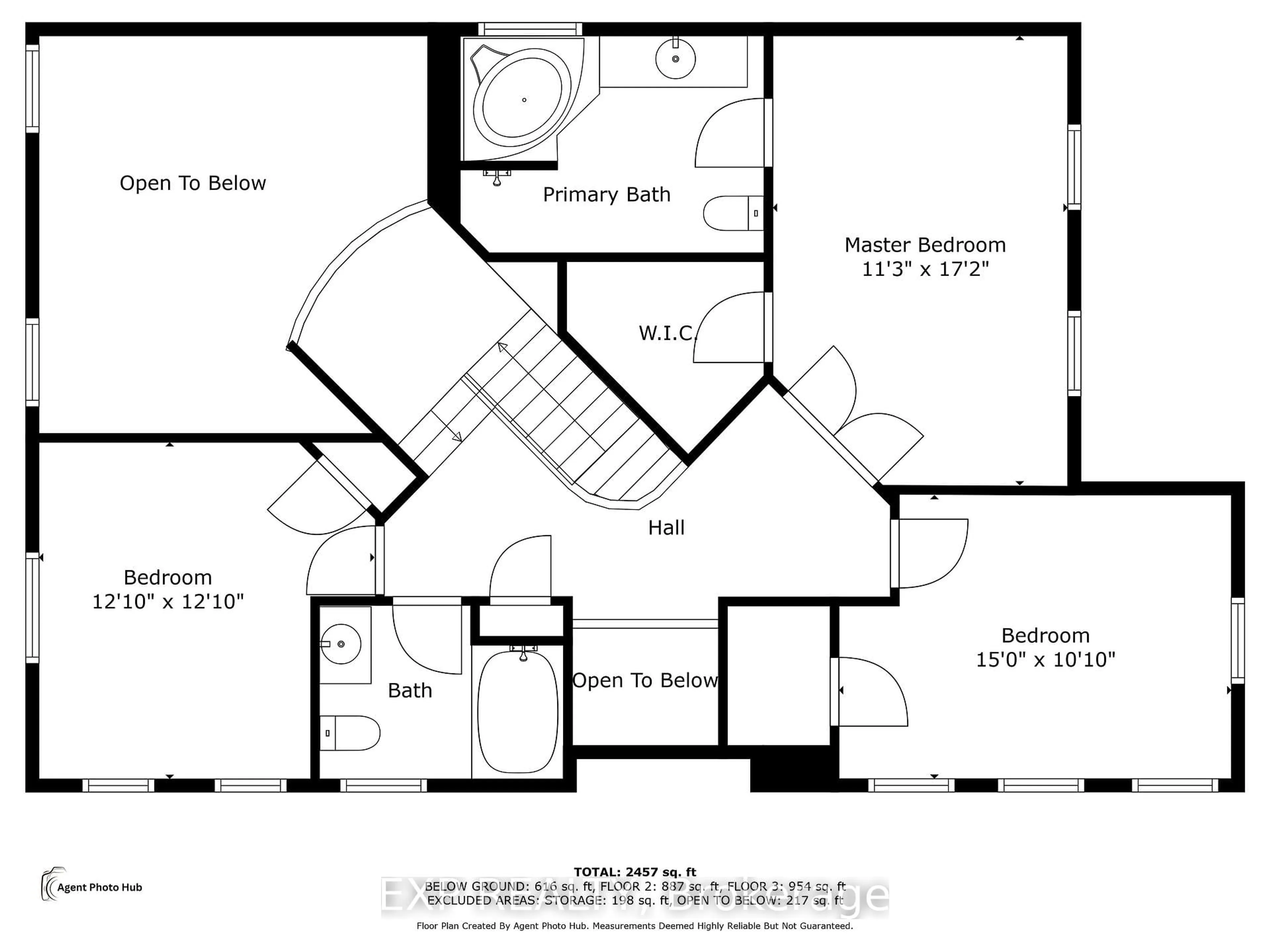 Floor plan for 129 Ledge Rock Dr, Vaughan Ontario L4H 2G7