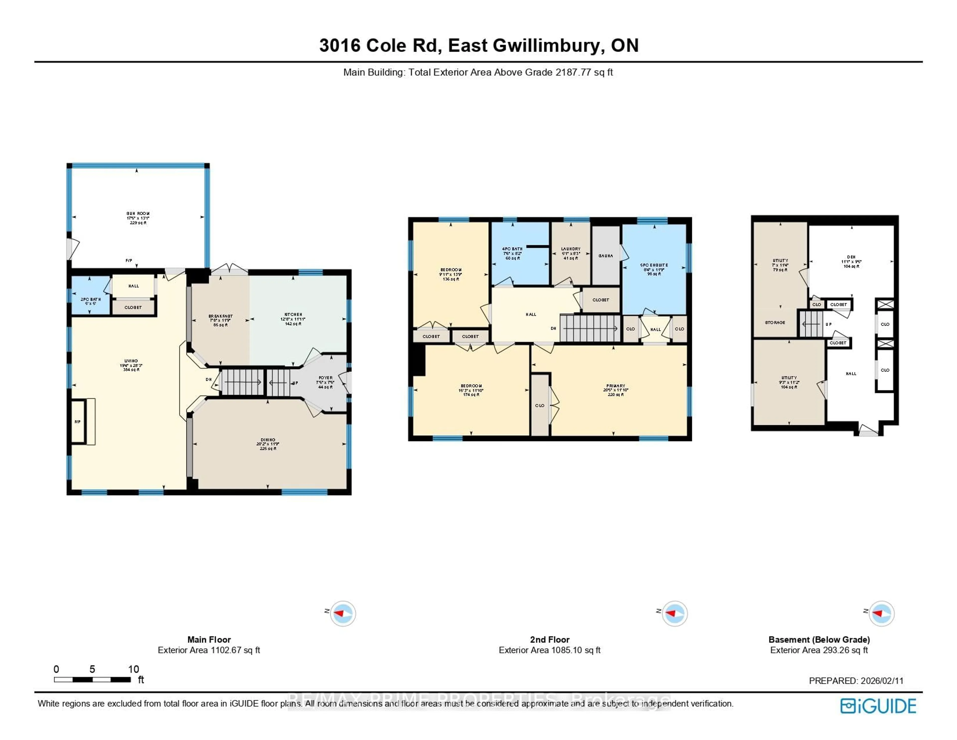 Floor plan for 3016 Cole Rd, East Gwillimbury Ontario L0G 1R0