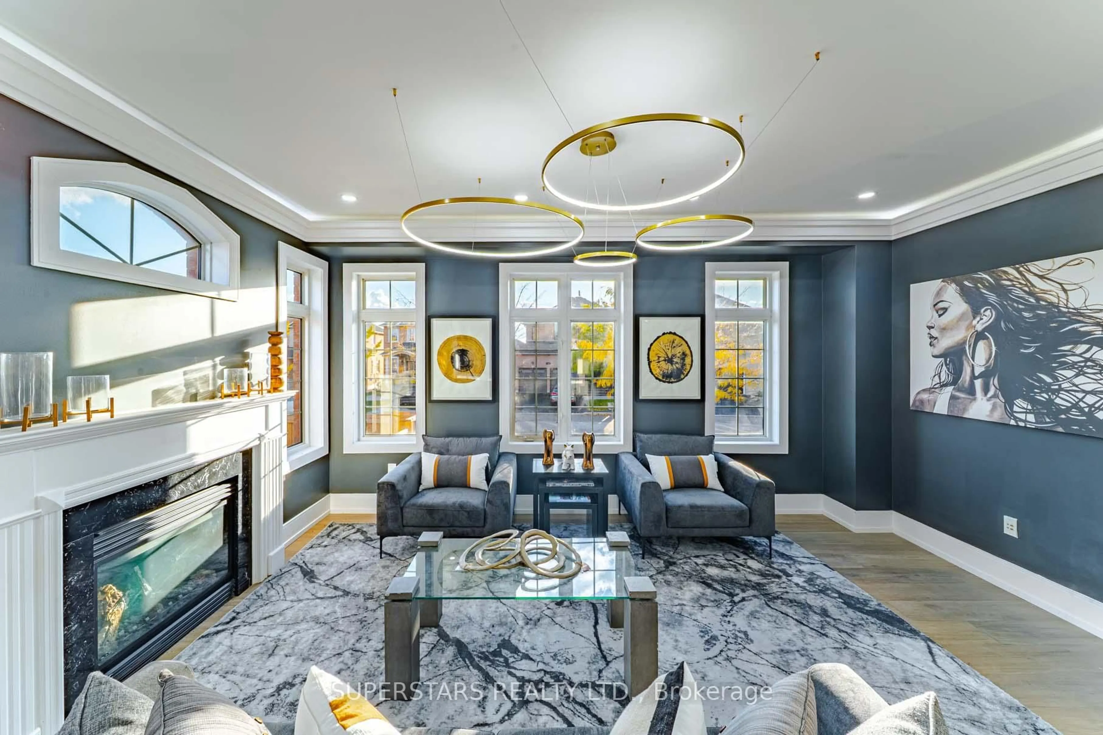 Living room with furniture, unknown for 113 Riverwalk Dr, Markham Ontario L6B 0B8