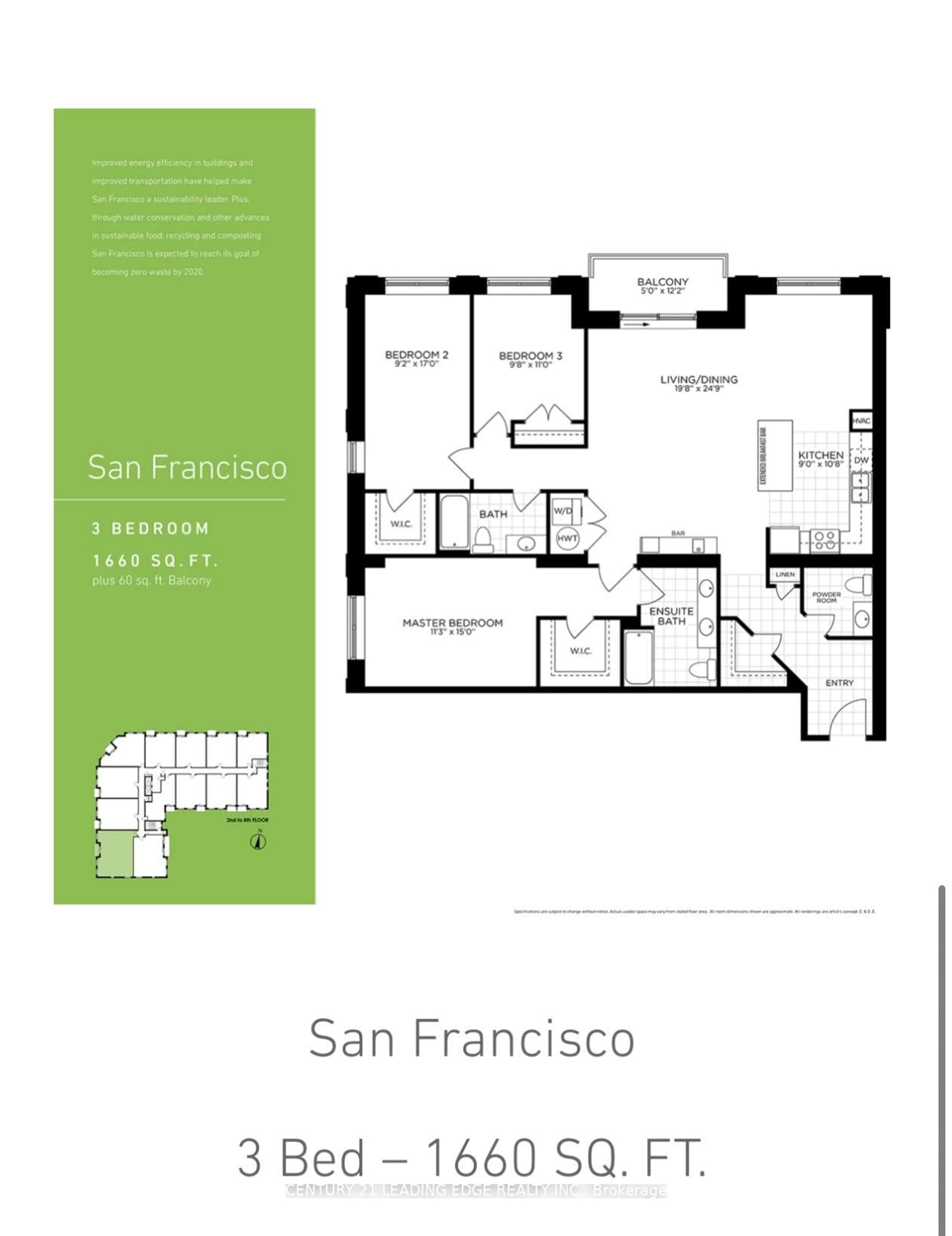 Floor plan for 5917 Main St #602, Whitchurch-Stouffville Ontario L4A 5G4