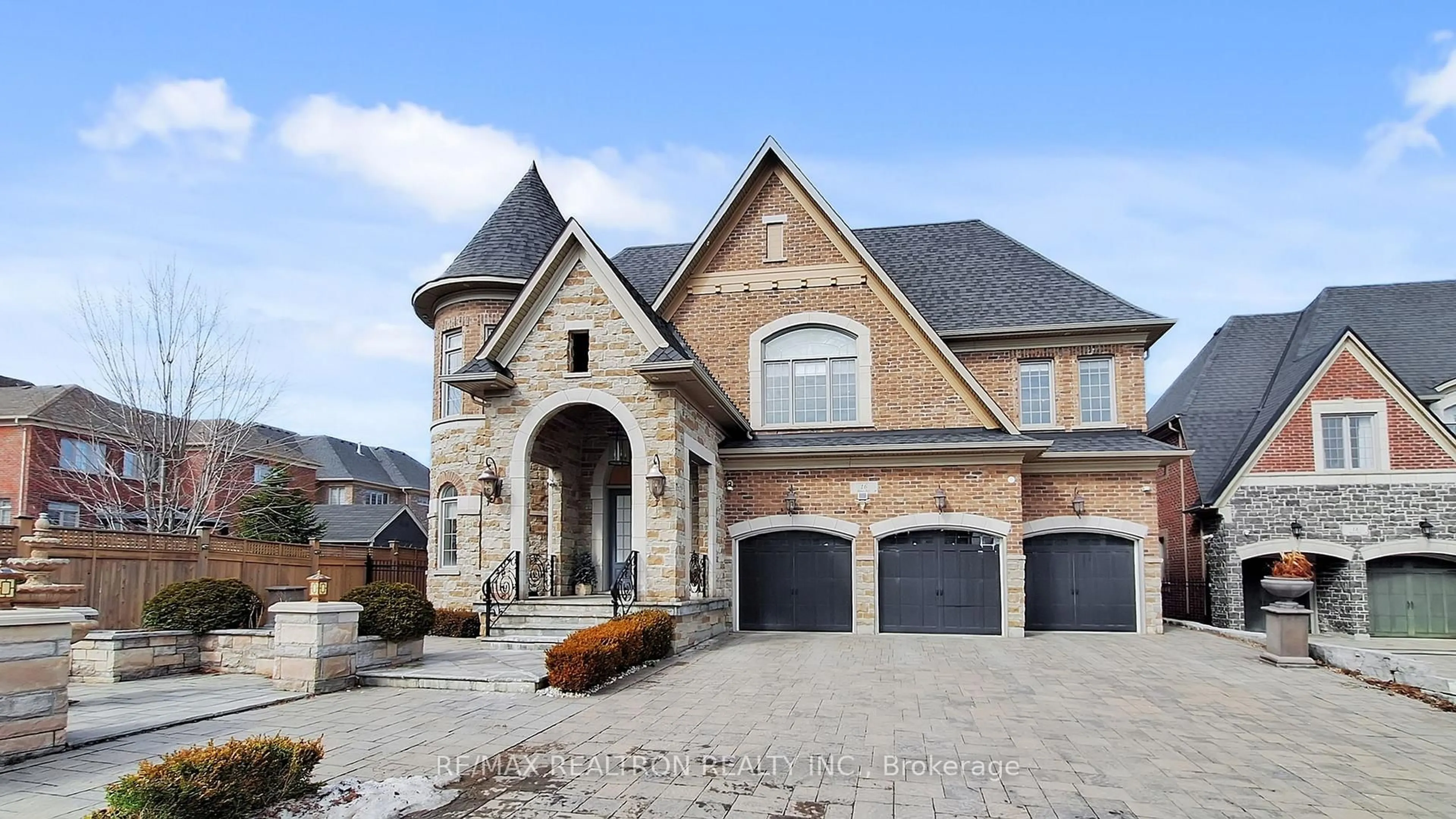 Home with brick exterior material, street for 16 Rinas Ave, Markham Ontario L6C 0N7