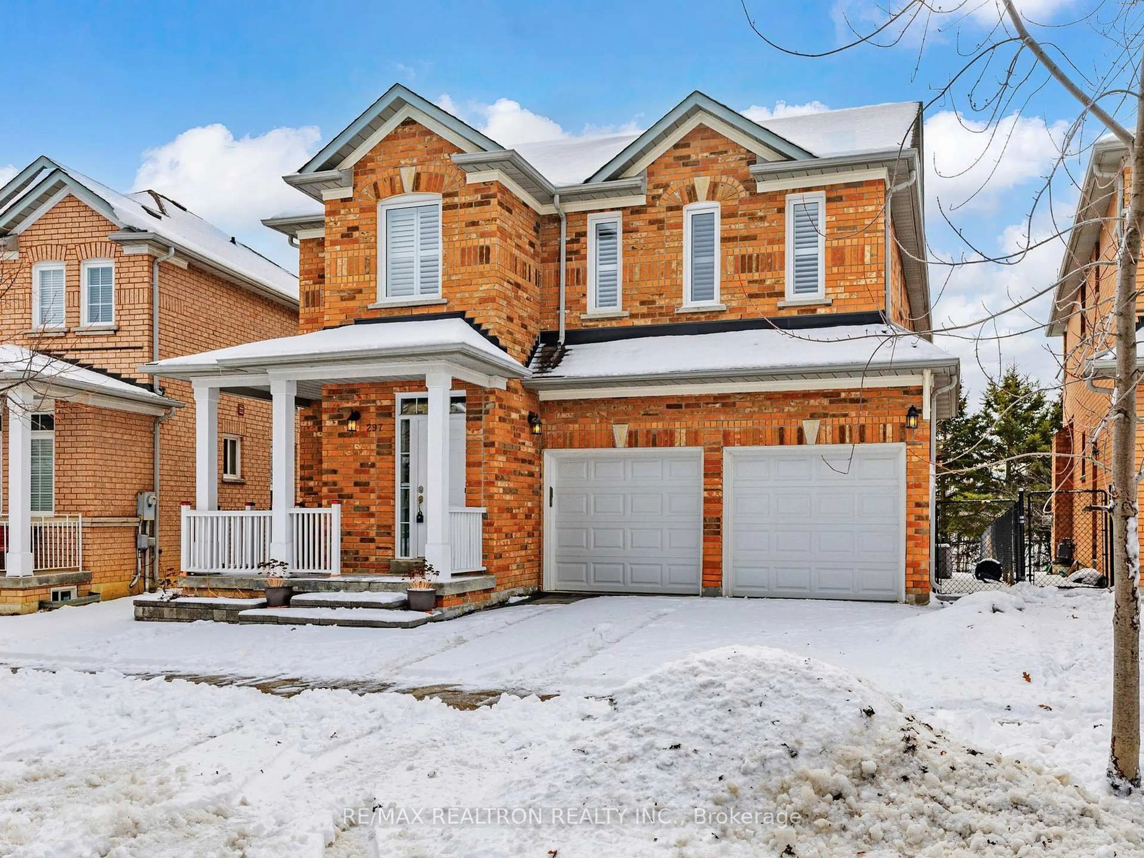 Home with brick exterior material, street for 297 Castan Ave, Markham Ontario L3R 4S2