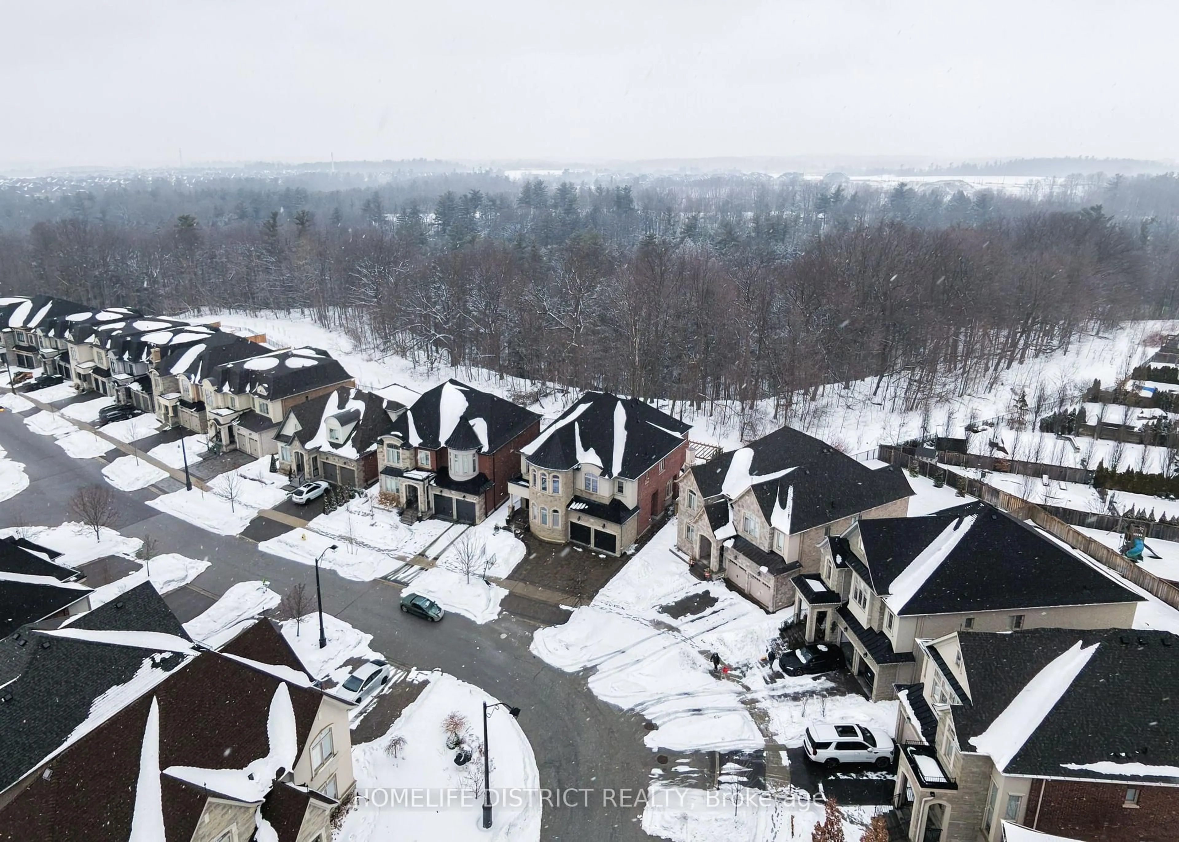 A pic from outside/outdoor area/front of a property/back of a property/a pic from drone, mountain view for 210 Cannes Ave, Vaughan Ontario L4H 3X2