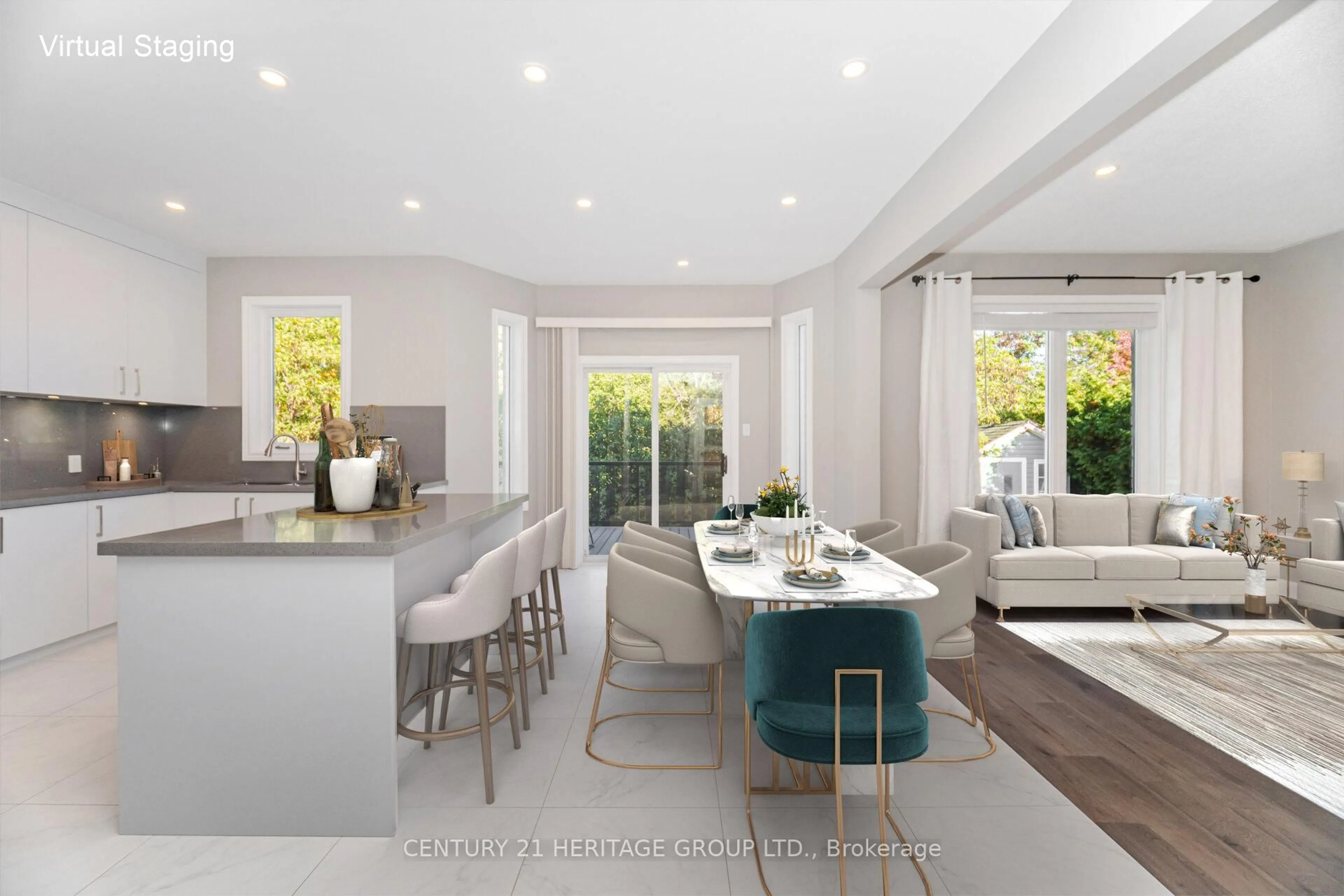 Open concept kitchen, ceramic/tile floor for 6 Vitlor Dr, Richmond Hill Ontario L4E 3W3