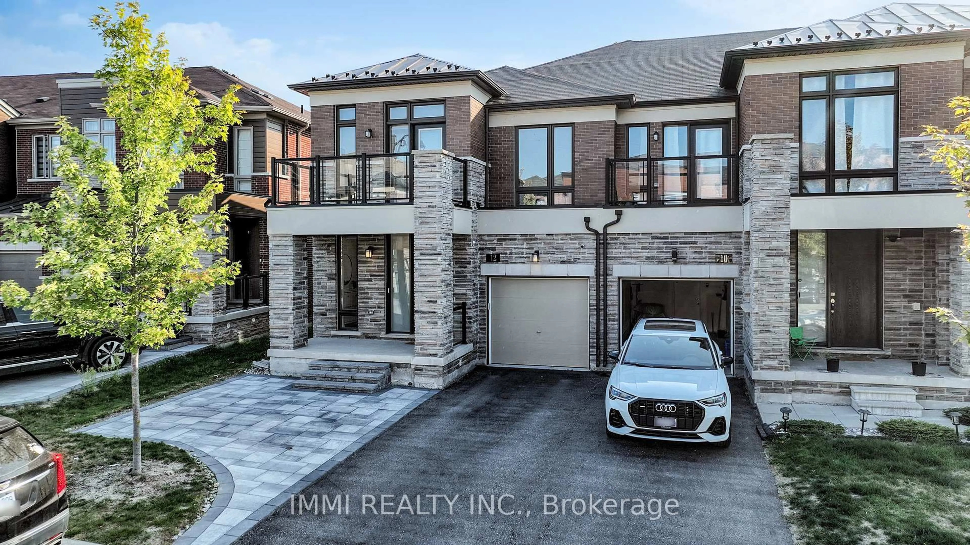 Home with brick exterior material, street for 12 Badgerow Way, Aurora Ontario L4G 0Z4