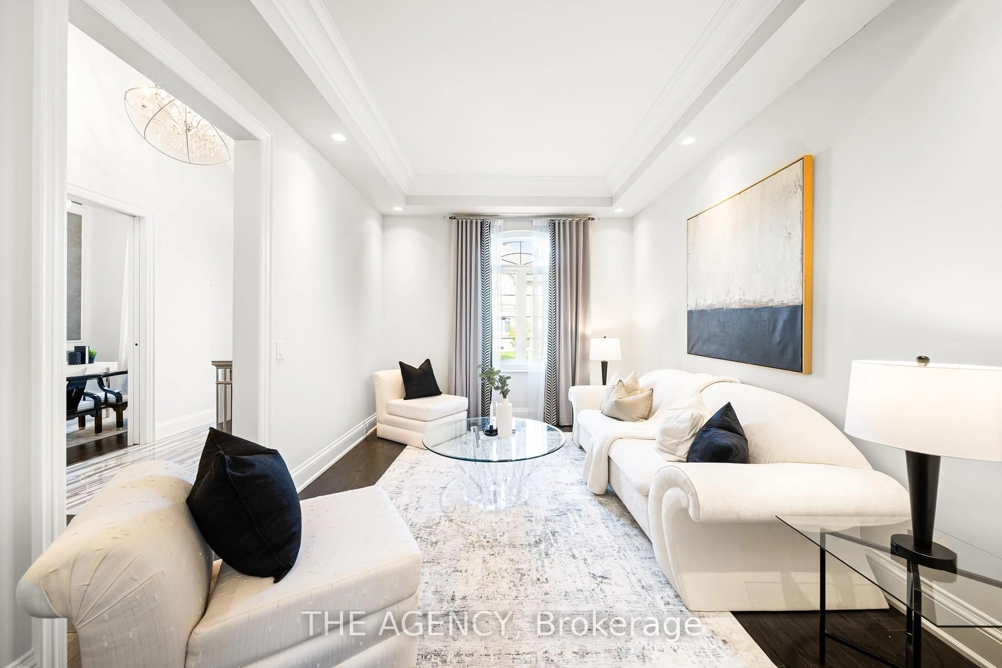 Living room with furniture, unknown for 28 Chuck Ormsby Cres, King Ontario L7B 0A8