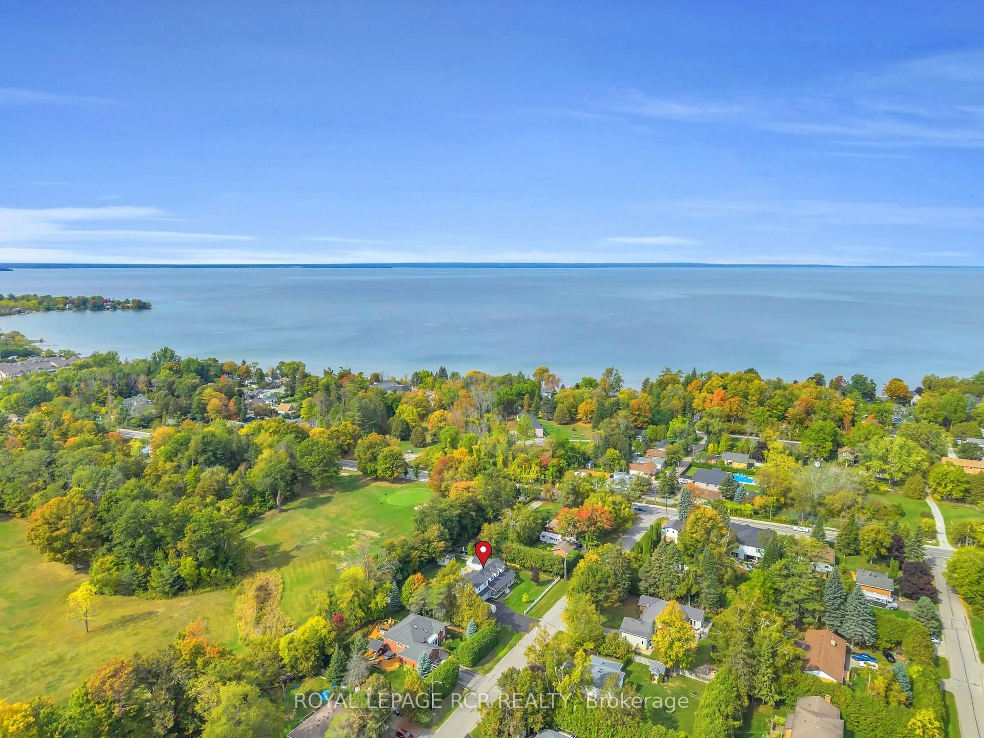 A pic from outside/outdoor area/front of a property/back of a property/a pic from drone, water/lake/river/ocean view for 36 Marie St, Georgina Ontario L0E 1L0