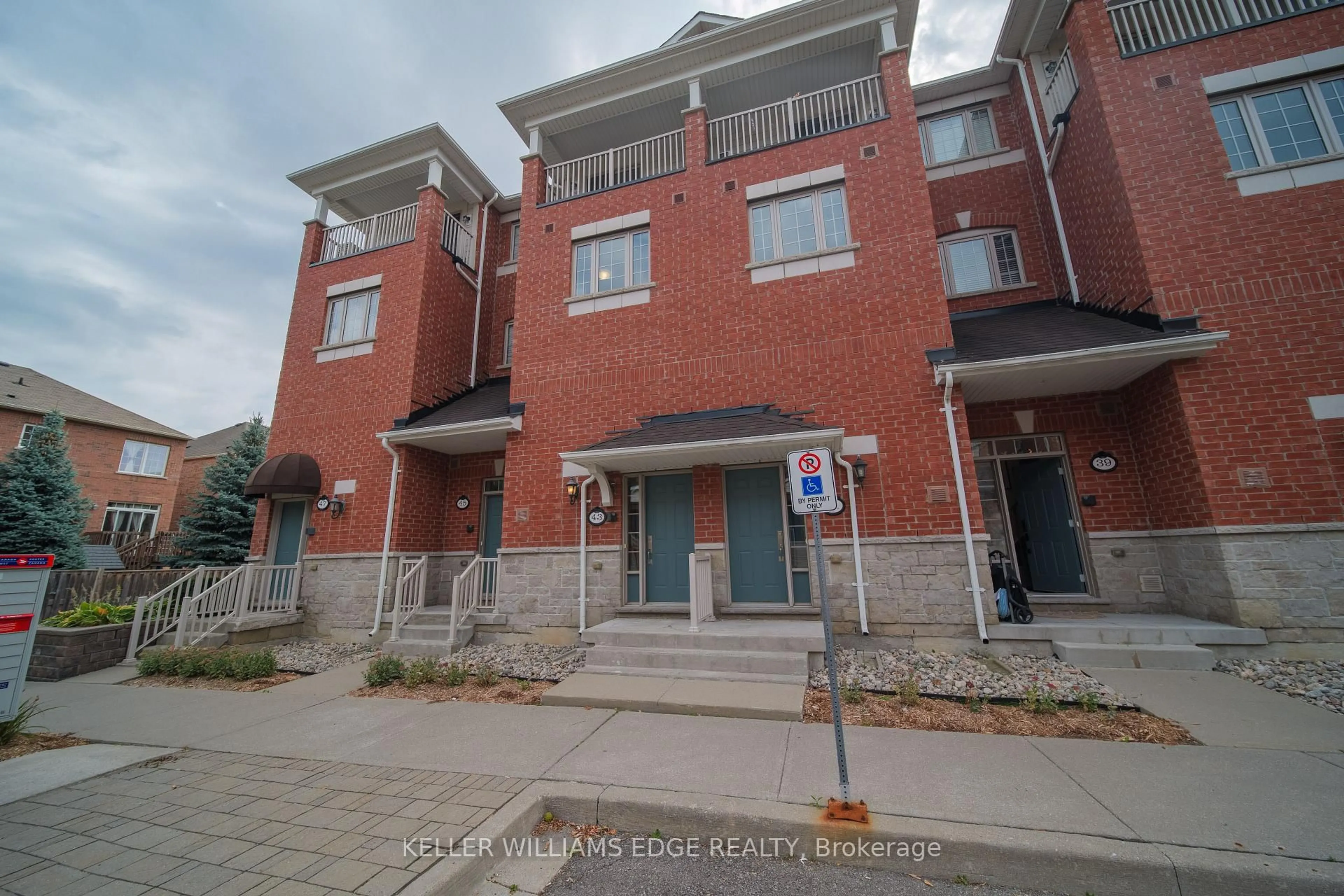 Home with brick exterior material, street for 43 Ormerod Lane, Richmond Hill Ontario L4S 0G3
