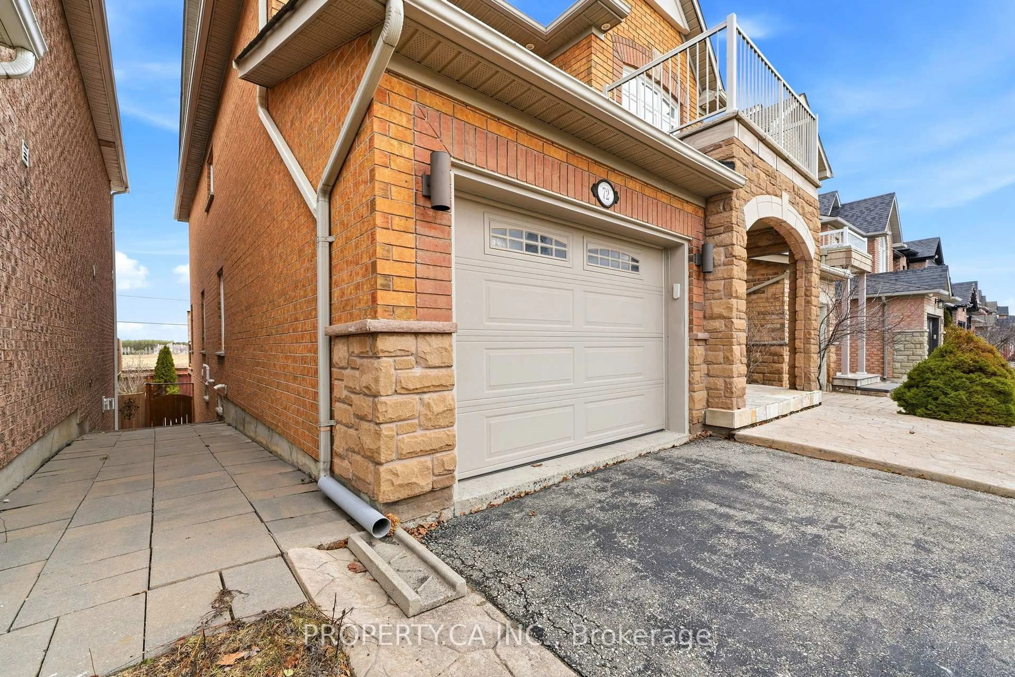 Home with brick exterior material, street for 72 Beaverbrook Cres, Vaughan Ontario L6A 3T3