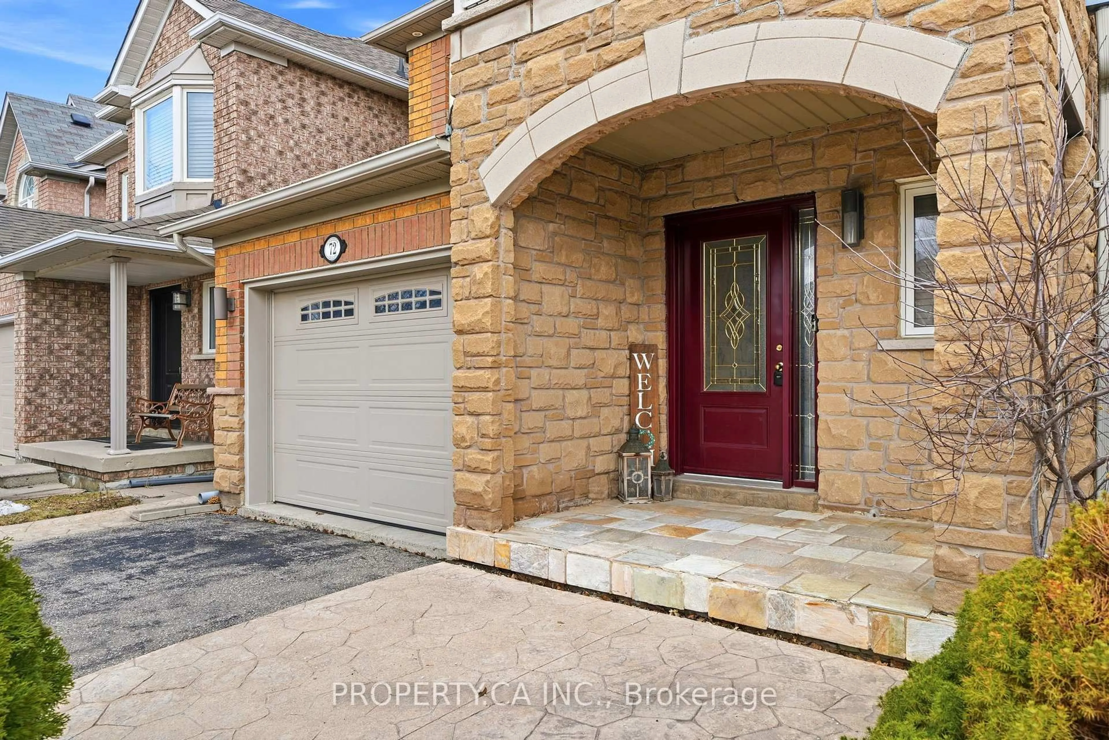 Home with brick exterior material, street for 72 Beaverbrook Cres, Vaughan Ontario L6A 3T3