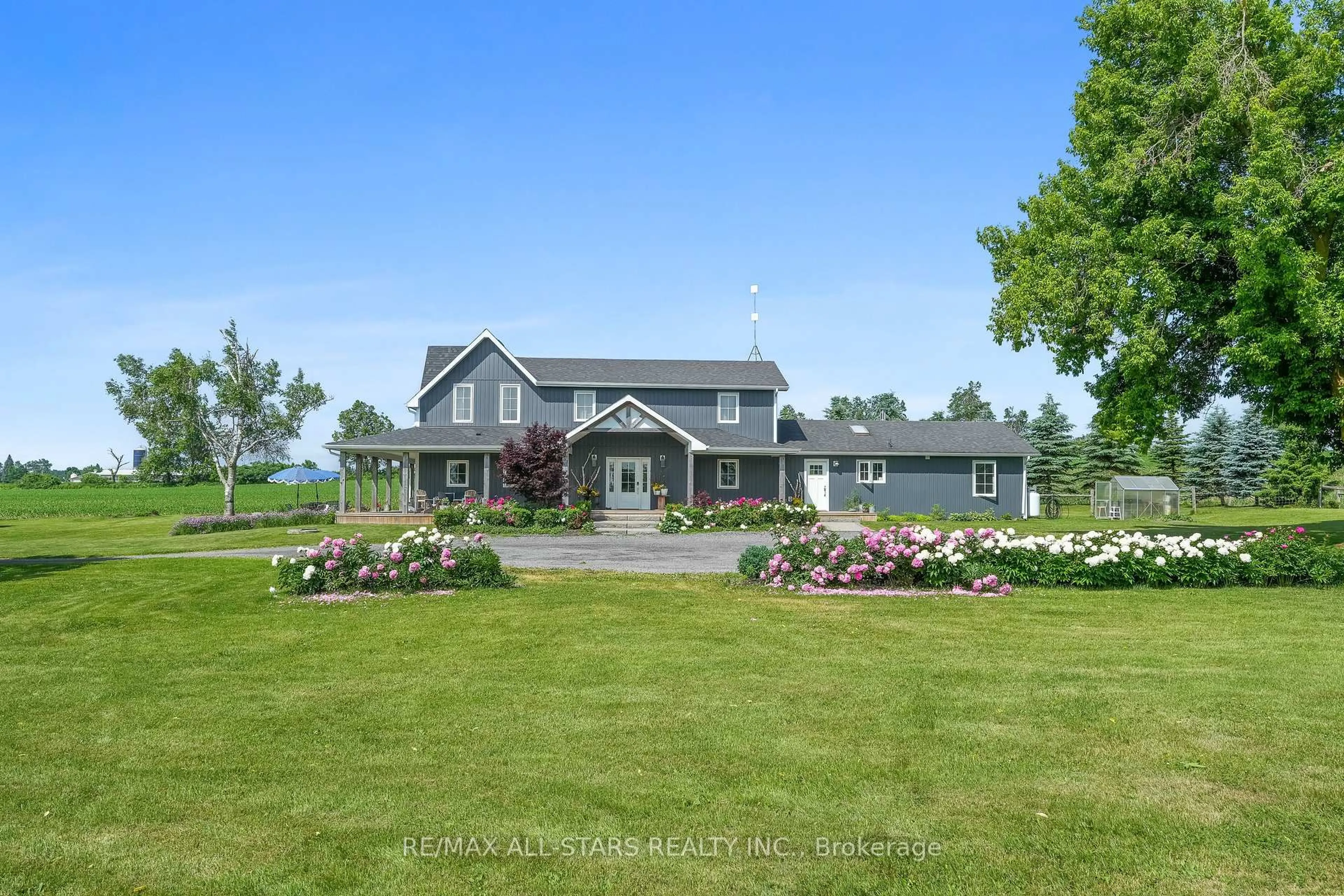 A pic from outside/outdoor area/front of a property/back of a property/a pic from drone, unknown for 1985 Regional Road 13 Rd, Brock Ontario L0C 1H0