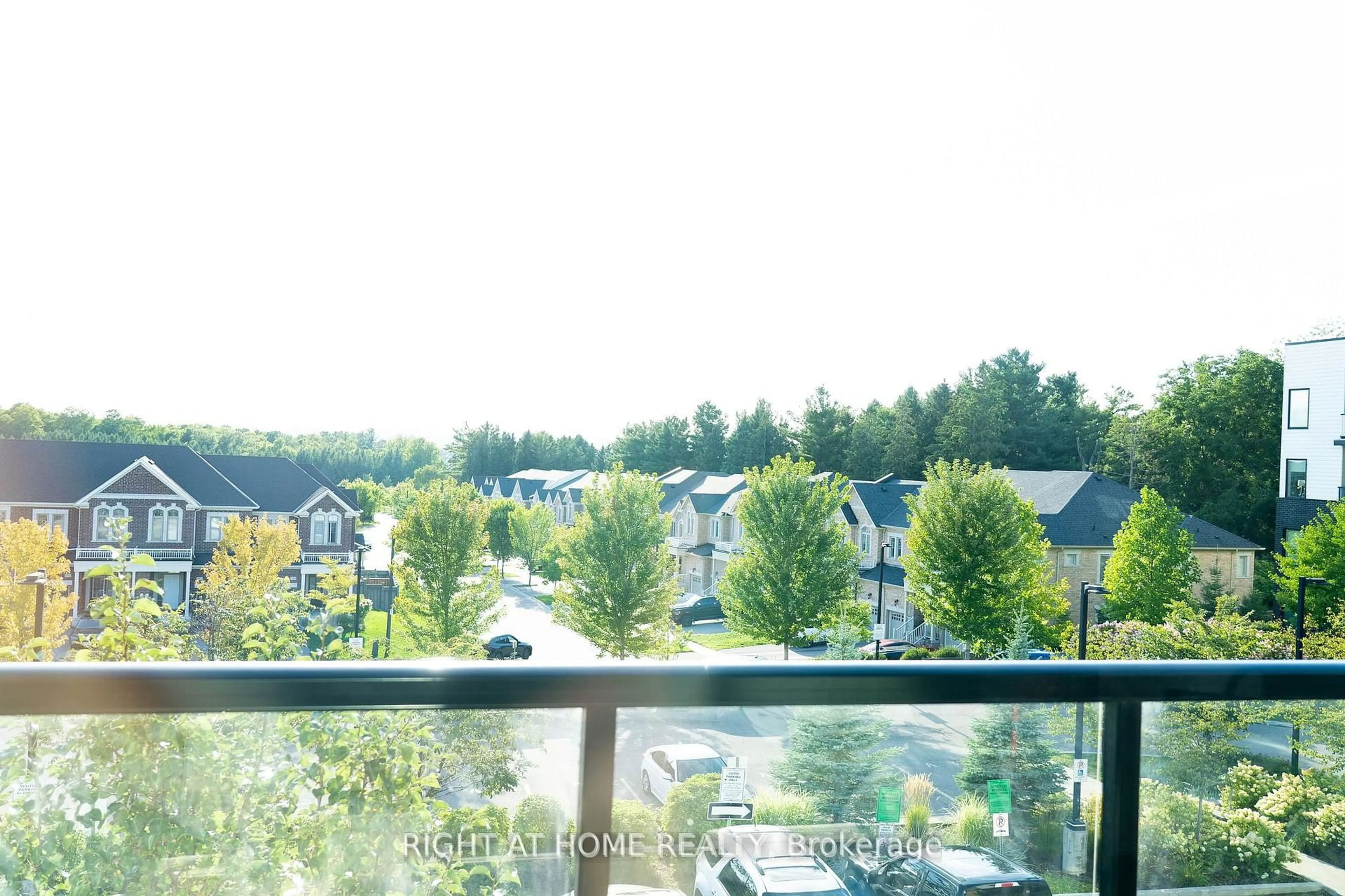 Balcony in the apartment, city buildings view from balcony for 555 William Graham Dr #324, Aurora Ontario L4G 3H9