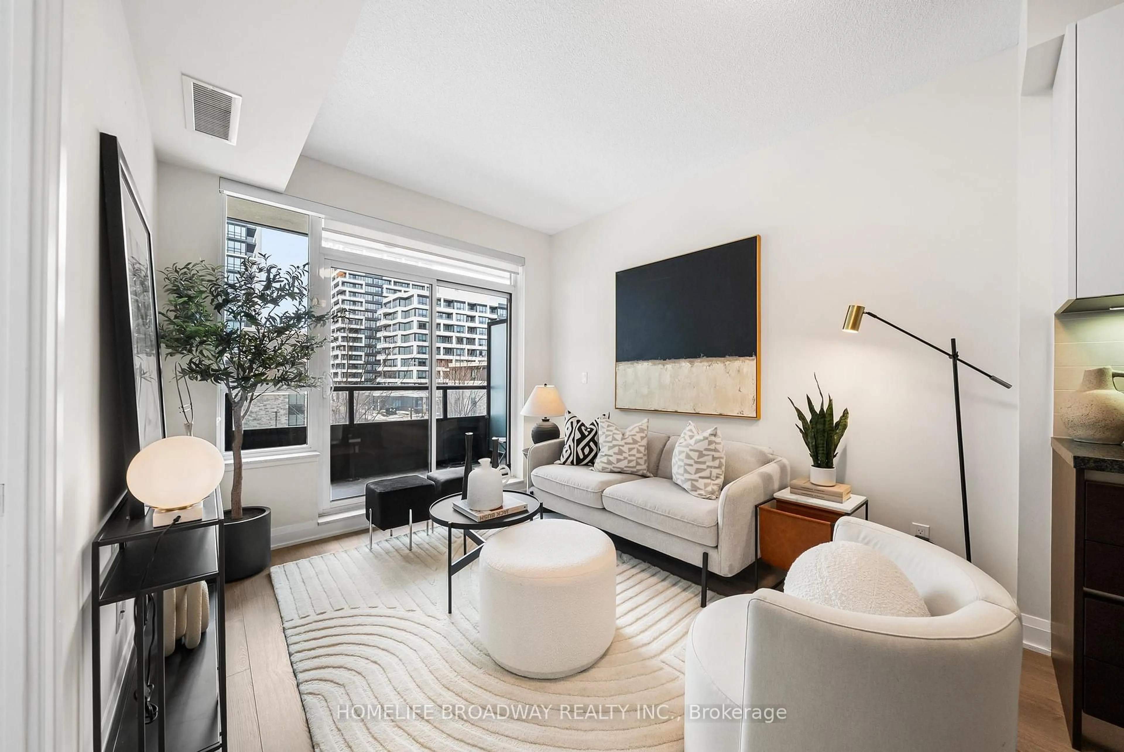 Living room with furniture, unknown for 15 Water Walk Dr #302, Markham Ontario L6G 0G2