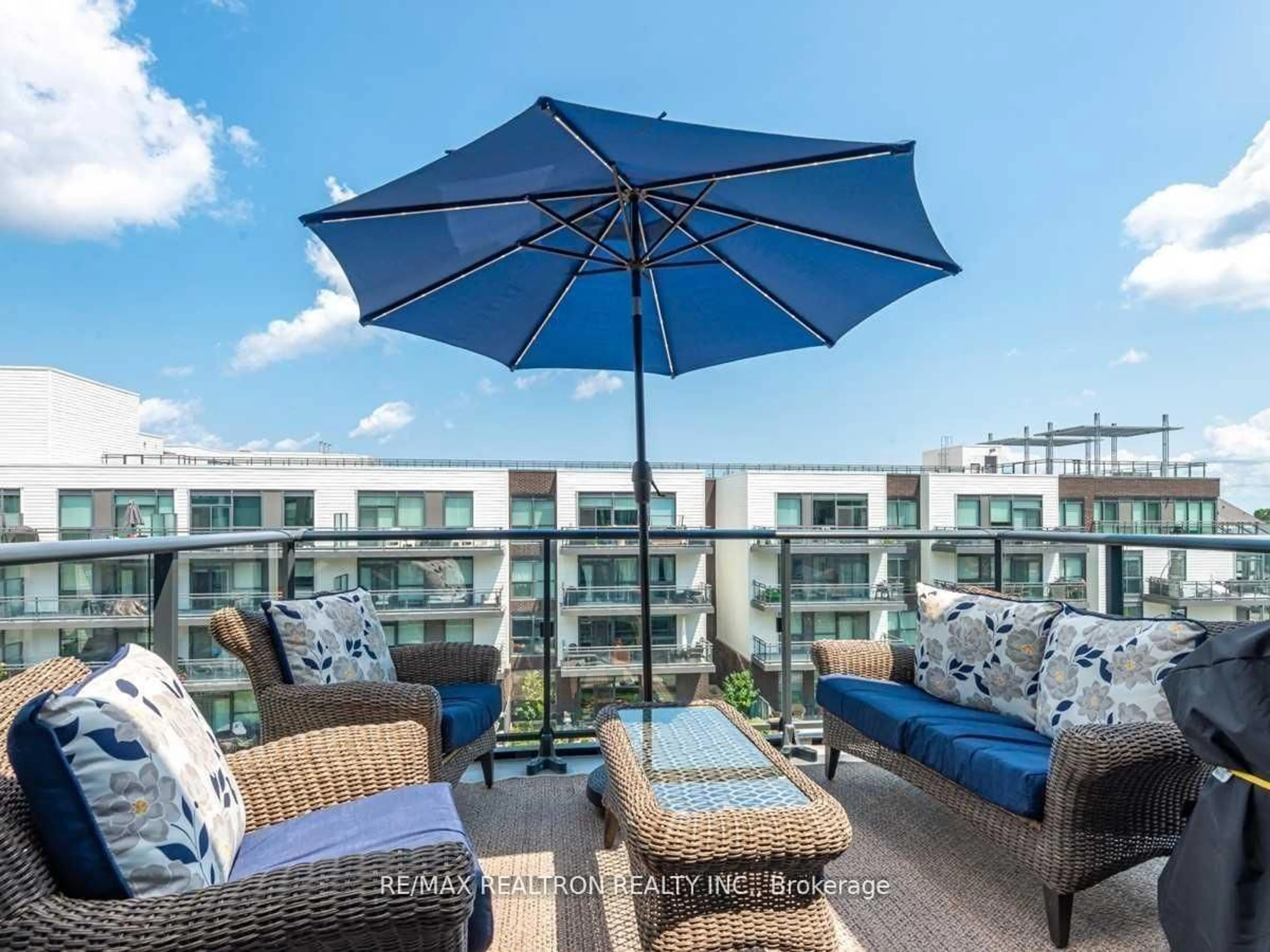 Patio, water/lake/river/ocean view for 375 Sea Ray Ave #413, Innisfil Ontario L9S 0J4