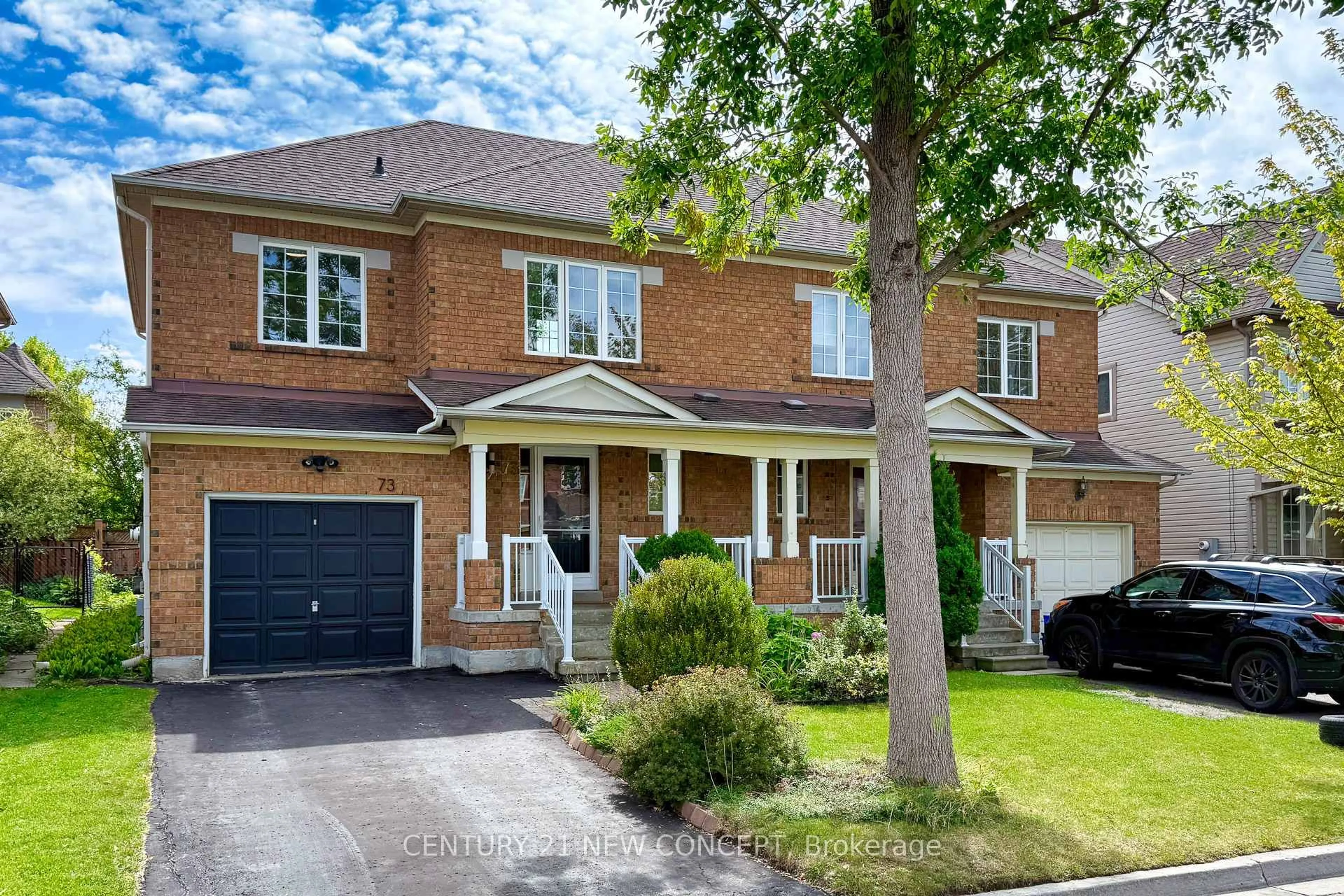 Home with brick exterior material, street for 73 Steckley St, Aurora Ontario L4G 7K6