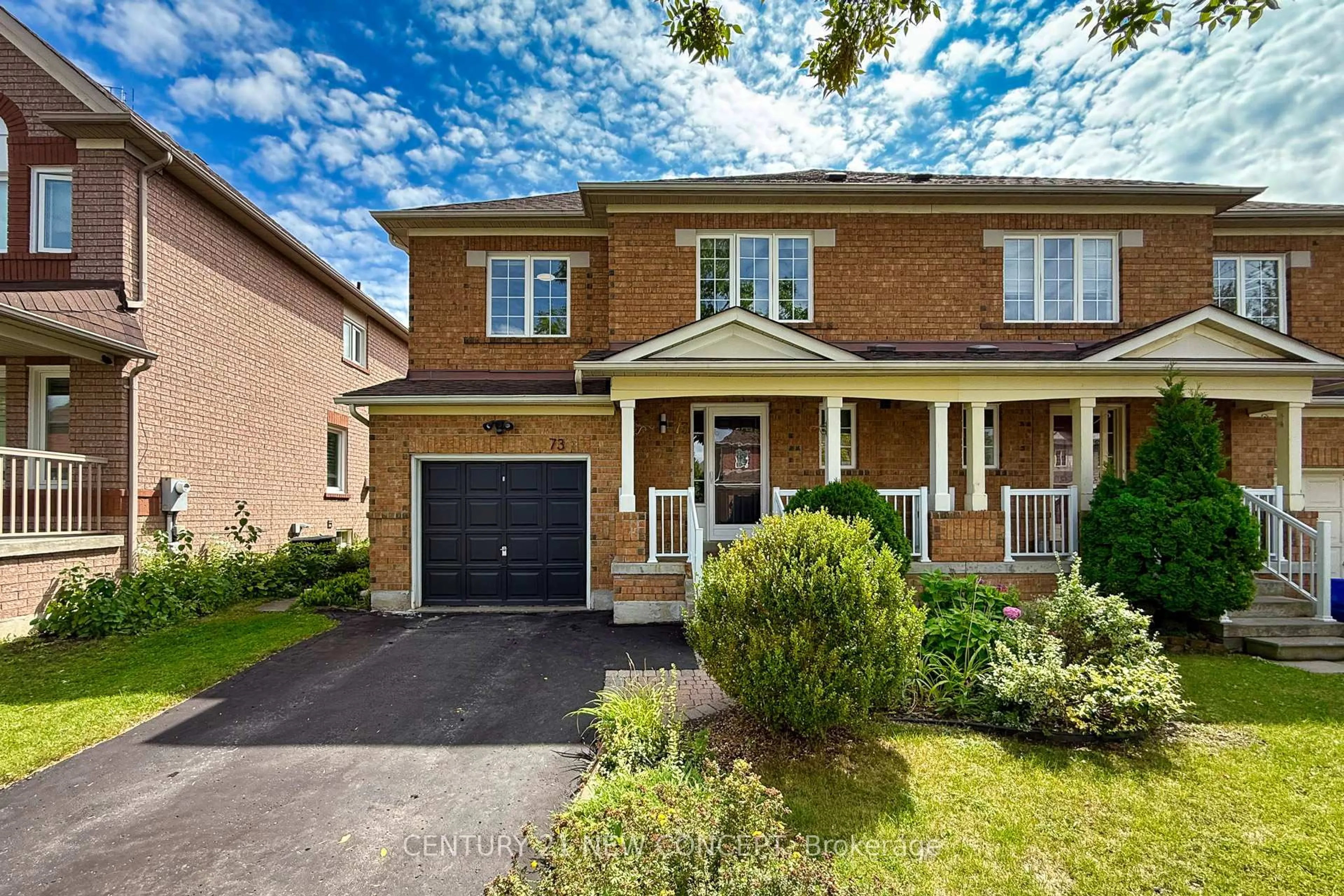 Home with brick exterior material, street for 73 Steckley St, Aurora Ontario L4G 7K6