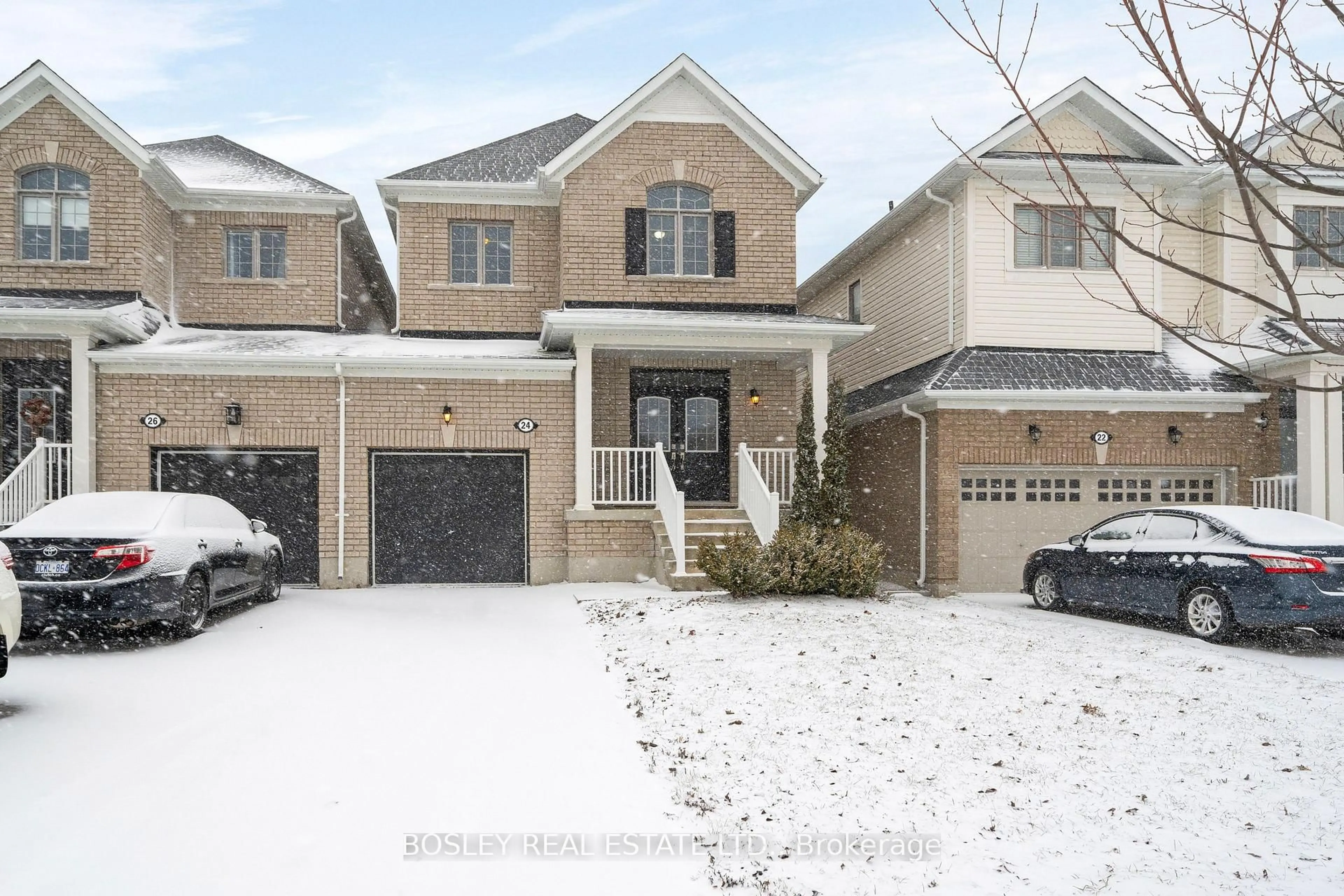 Home with brick exterior material, street for 24 Schwalm Cres, New Tecumseth Ontario L0G 1W0