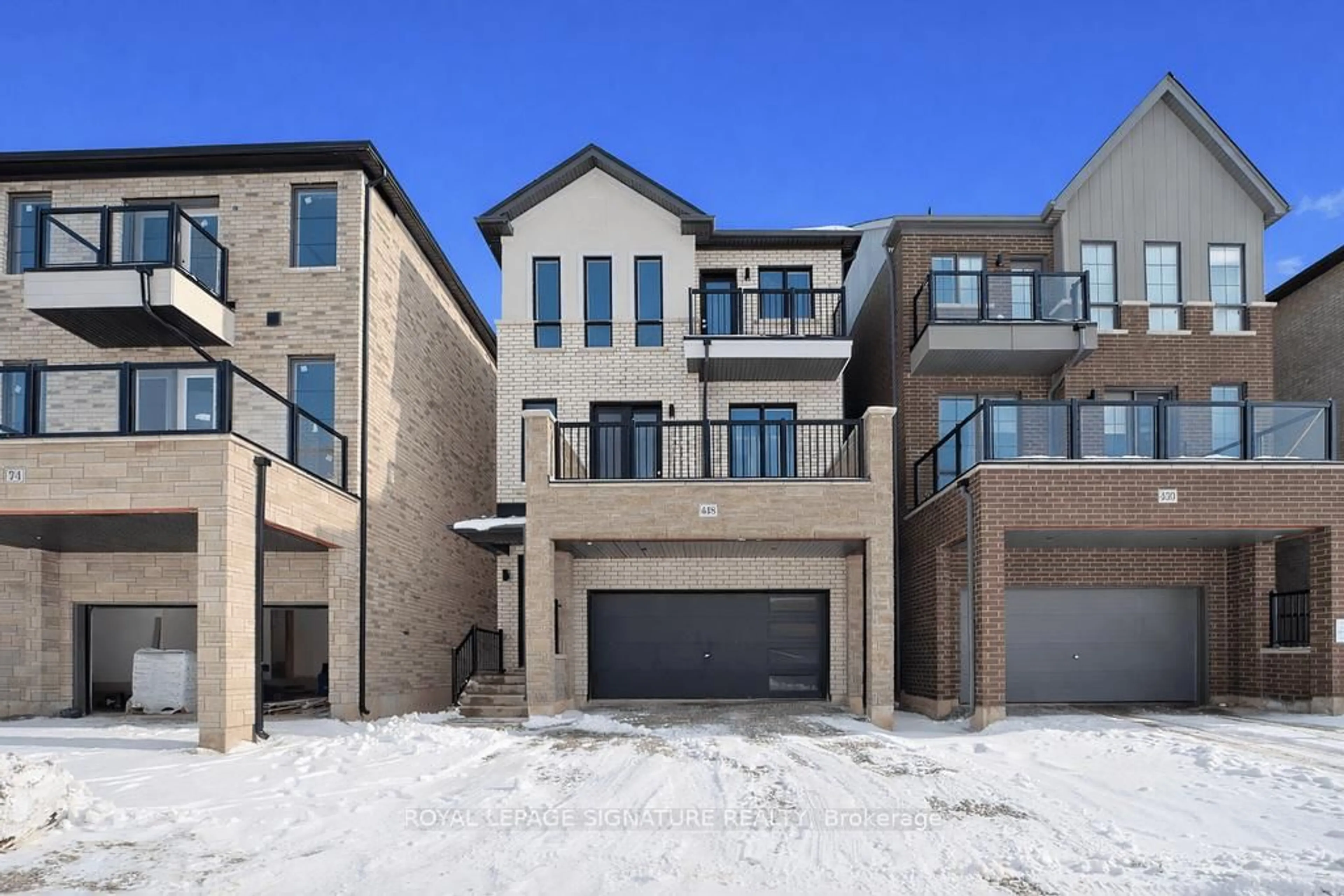 Home with brick exterior material, street for 448 York Downs Blvd, Markham Ontario L6C 3R3