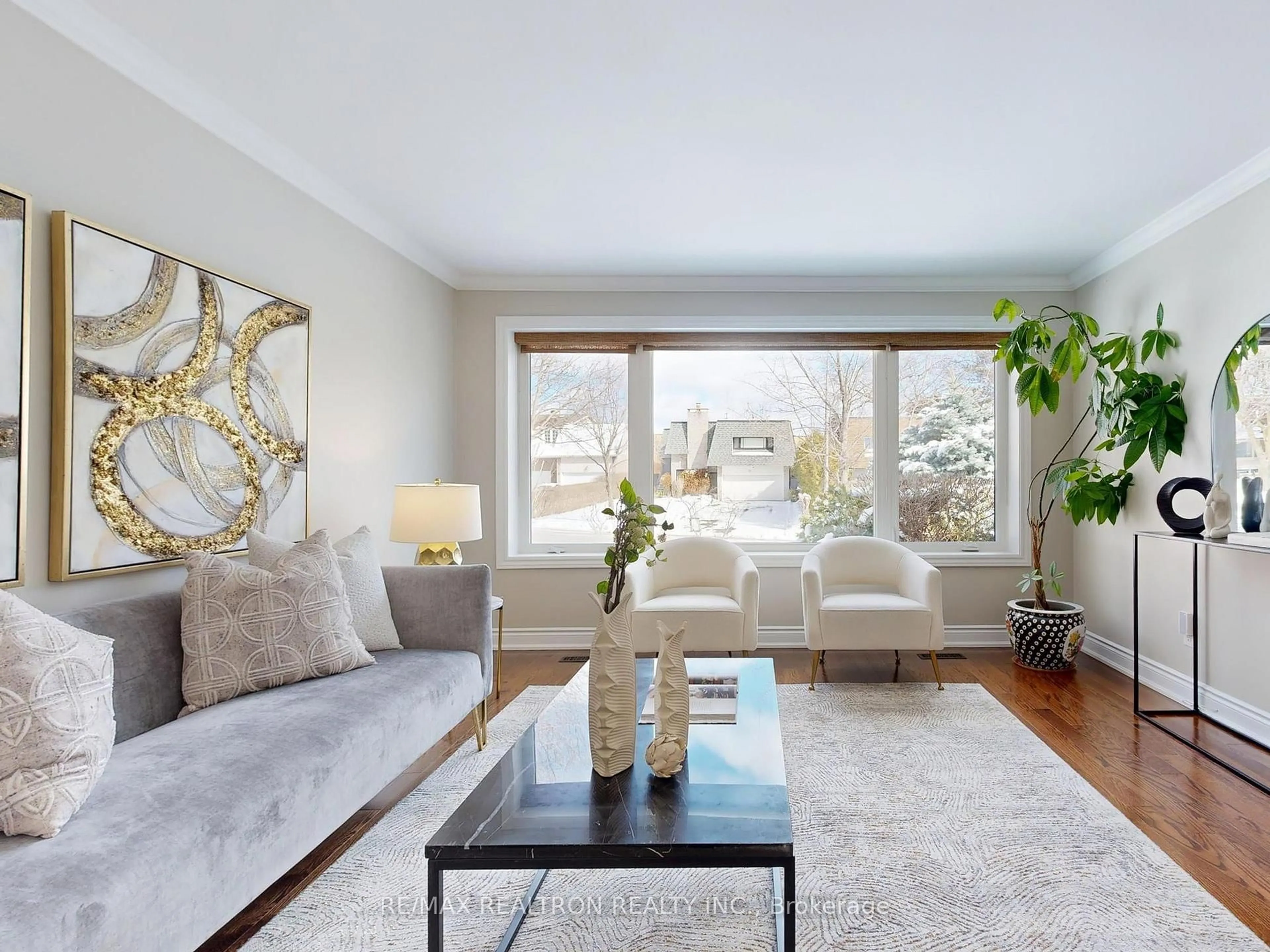 Living room with furniture, unknown for 12 Hester Crt, Markham Ontario L3T 3K5