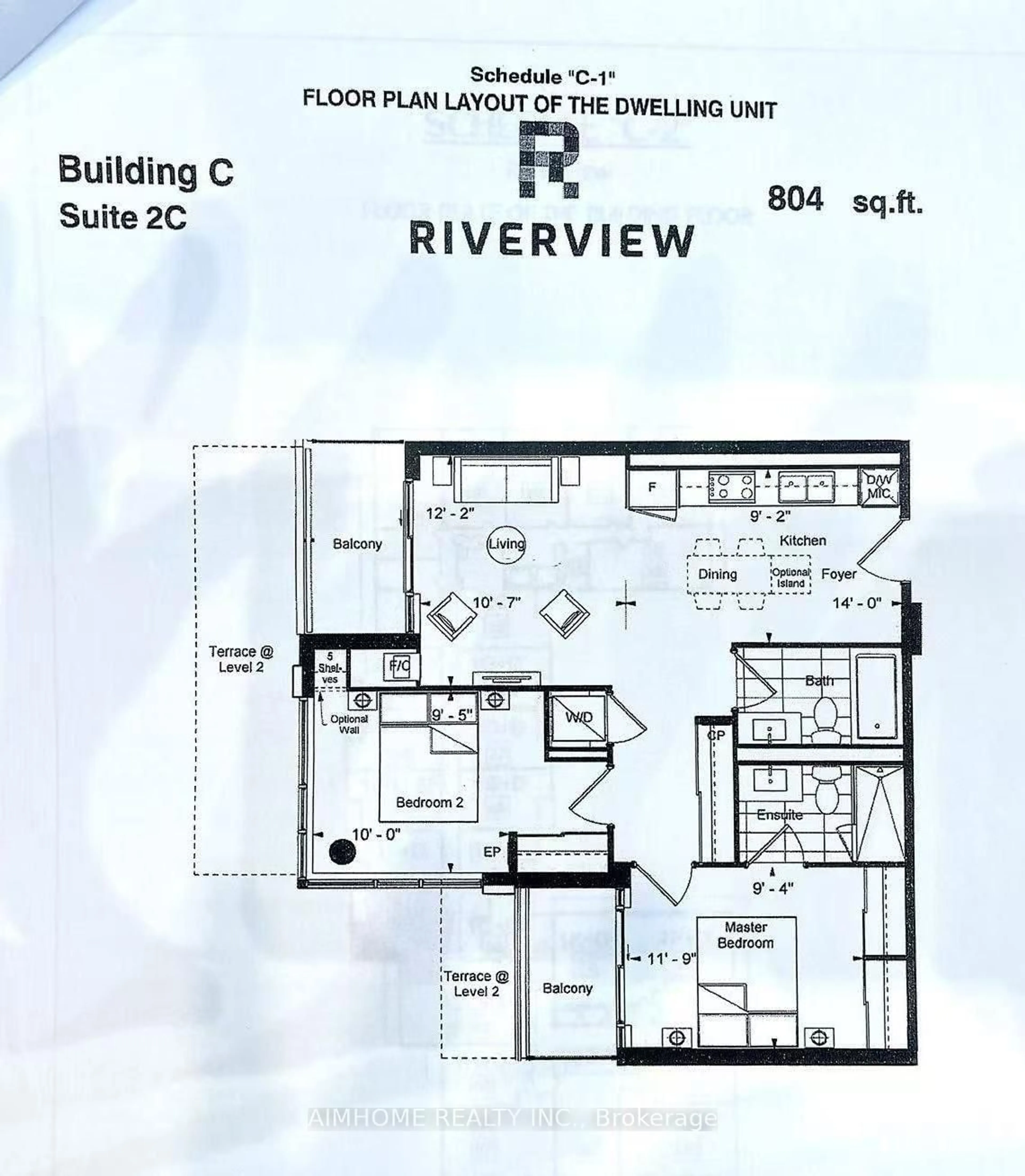 Floor plan for 38 Water Walk Dr #910, Markham Ontario L3R 6M8