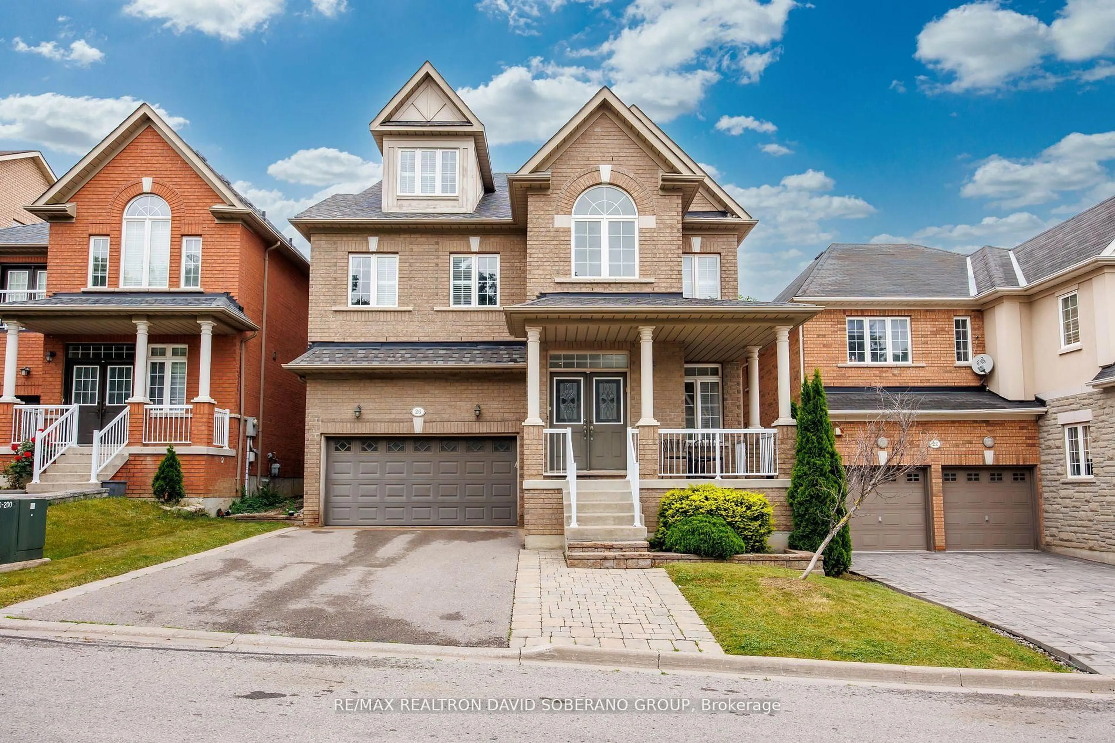 Home with brick exterior material, street for 26 Chopin Blvd, Vaughan Ontario L4J 8Y6