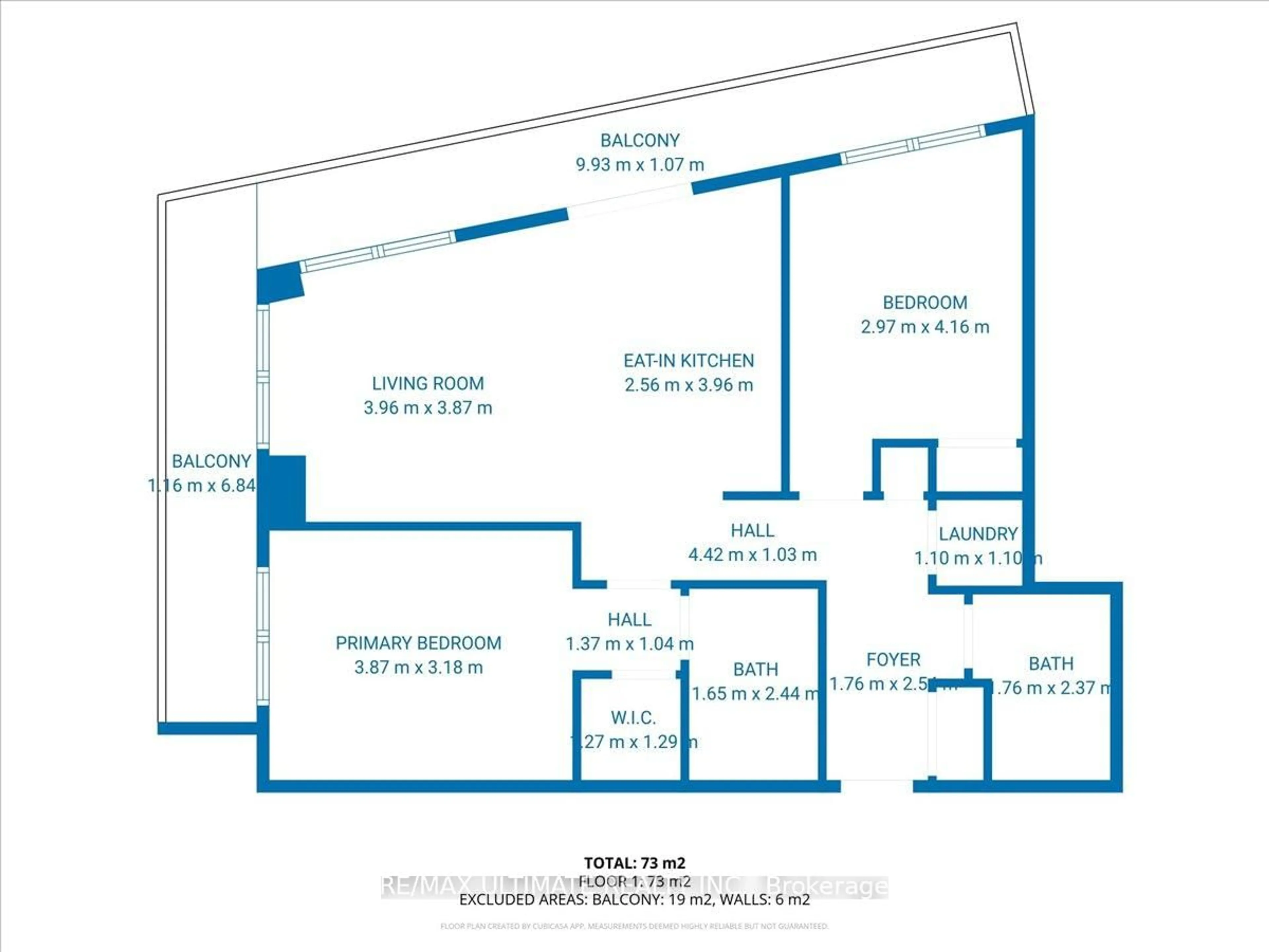 Floor plan for 3600 Highway 7 Highway #2008, Vaughan Ontario L4L 0G7
