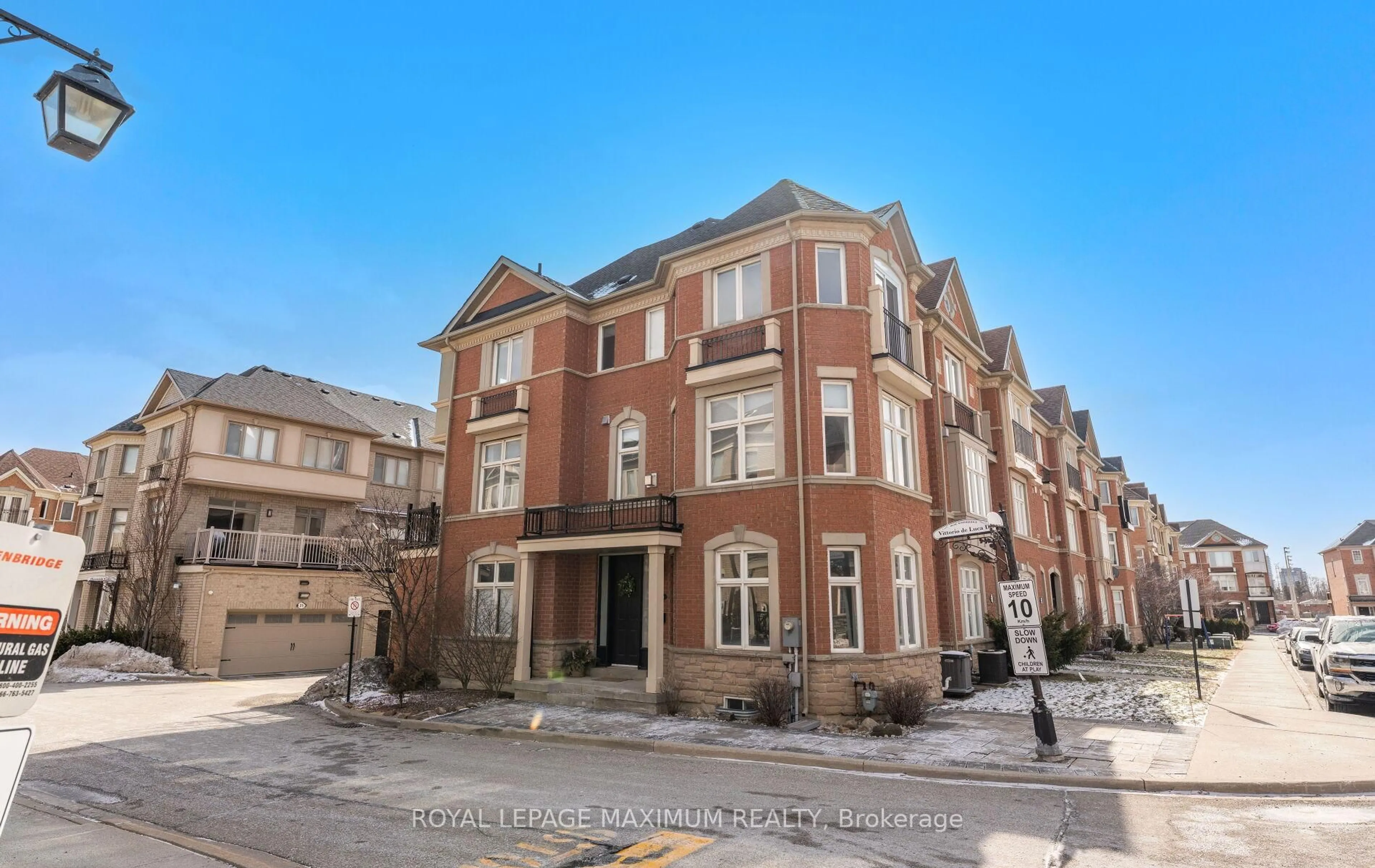 Home with brick exterior material, street for 25 John Frank Rd, Vaughan Ontario L4L 0A5