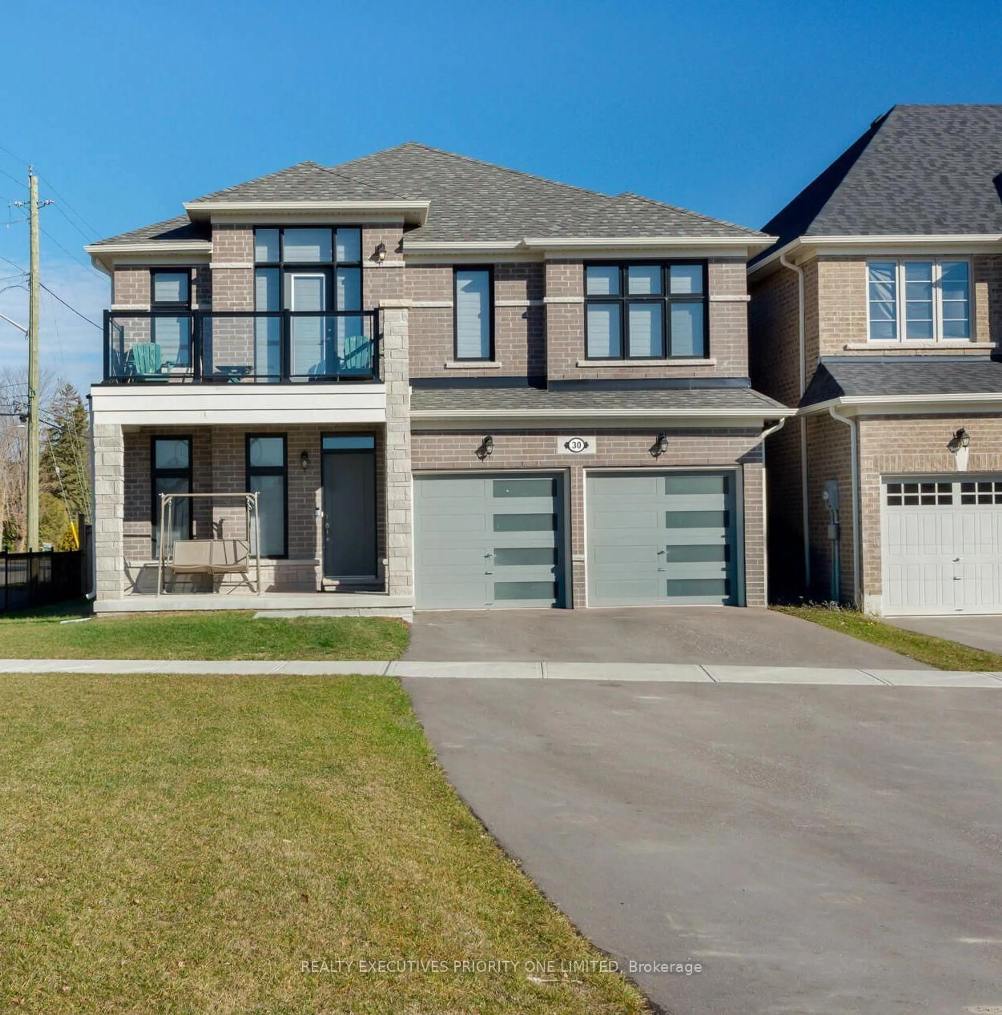 Home with brick exterior material, street for 30 Sam Battaglia Cres, Georgina Ontario L0E 1R0